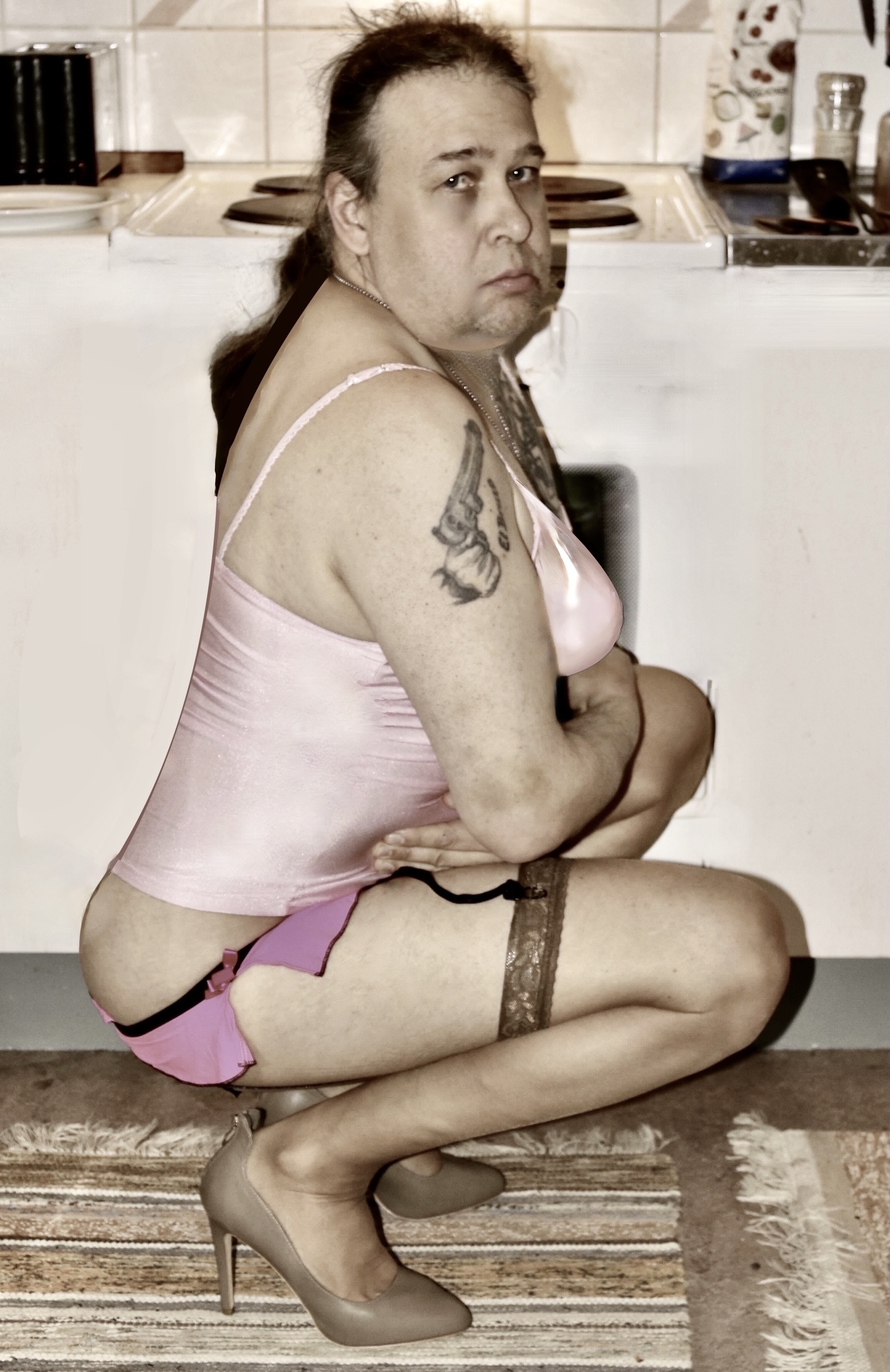 Sissy faggot on Facebook
