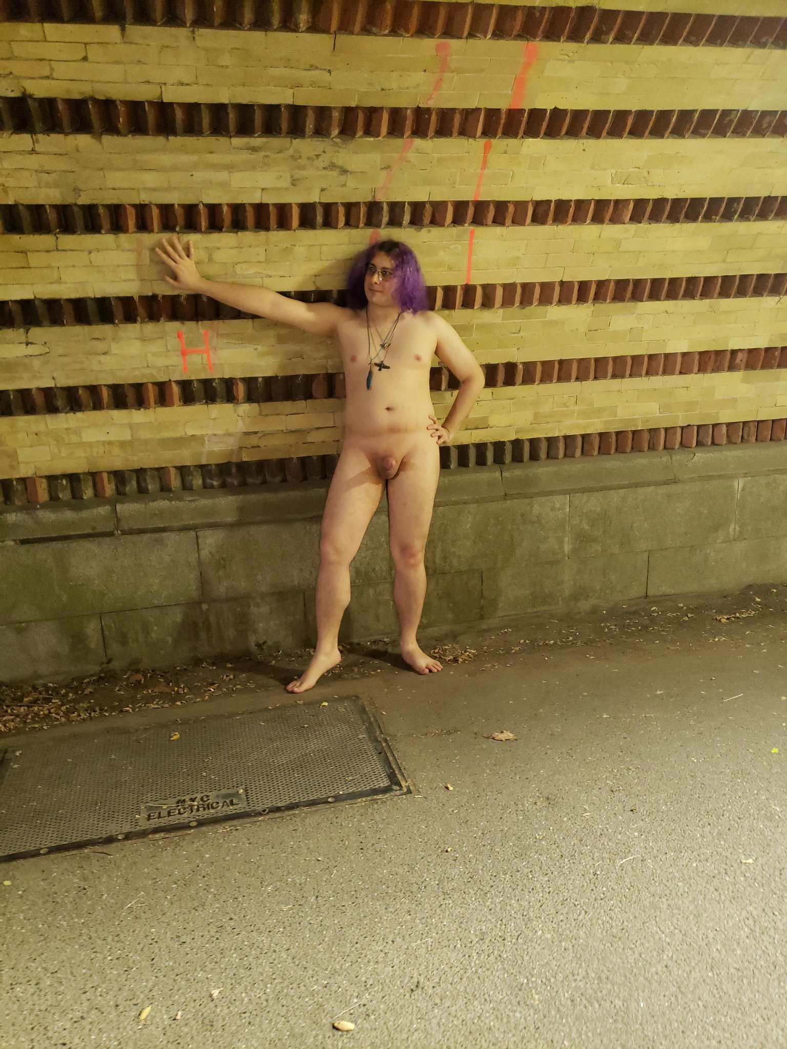 Naked in public