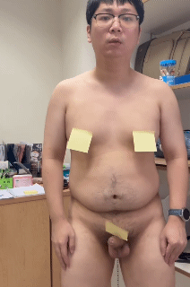 Fag shaking post-its 