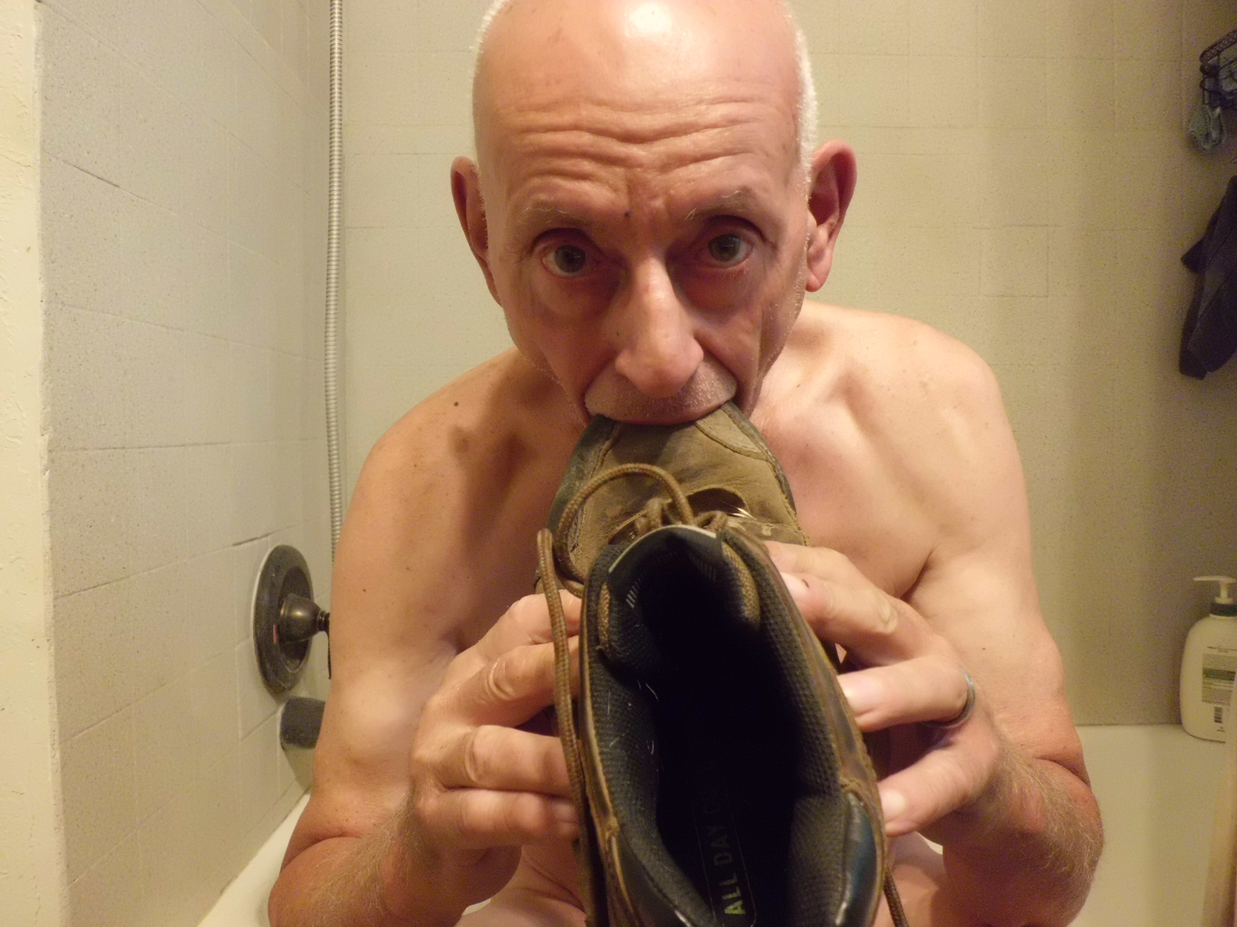 Boot licking fag