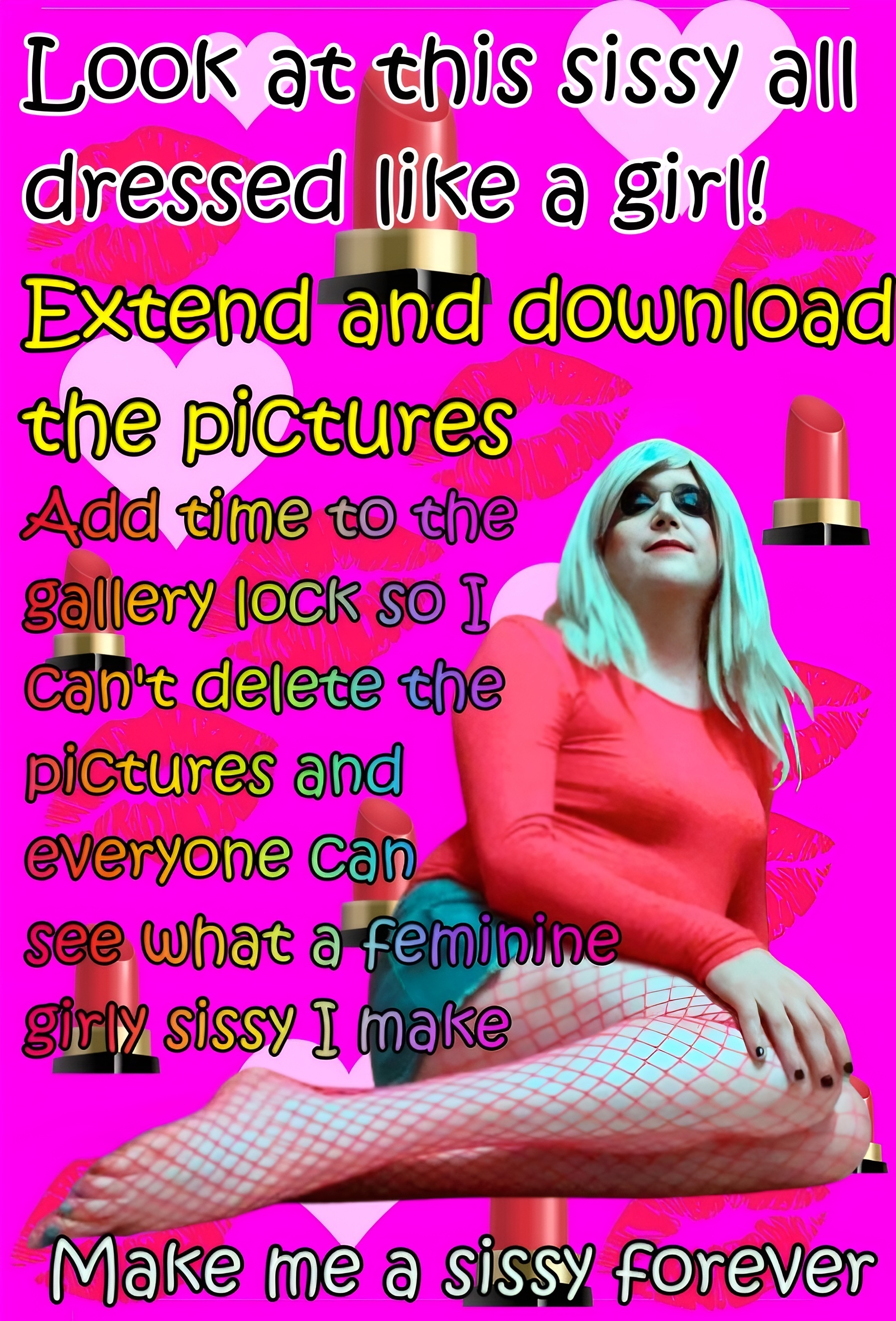 Michele sissy caption