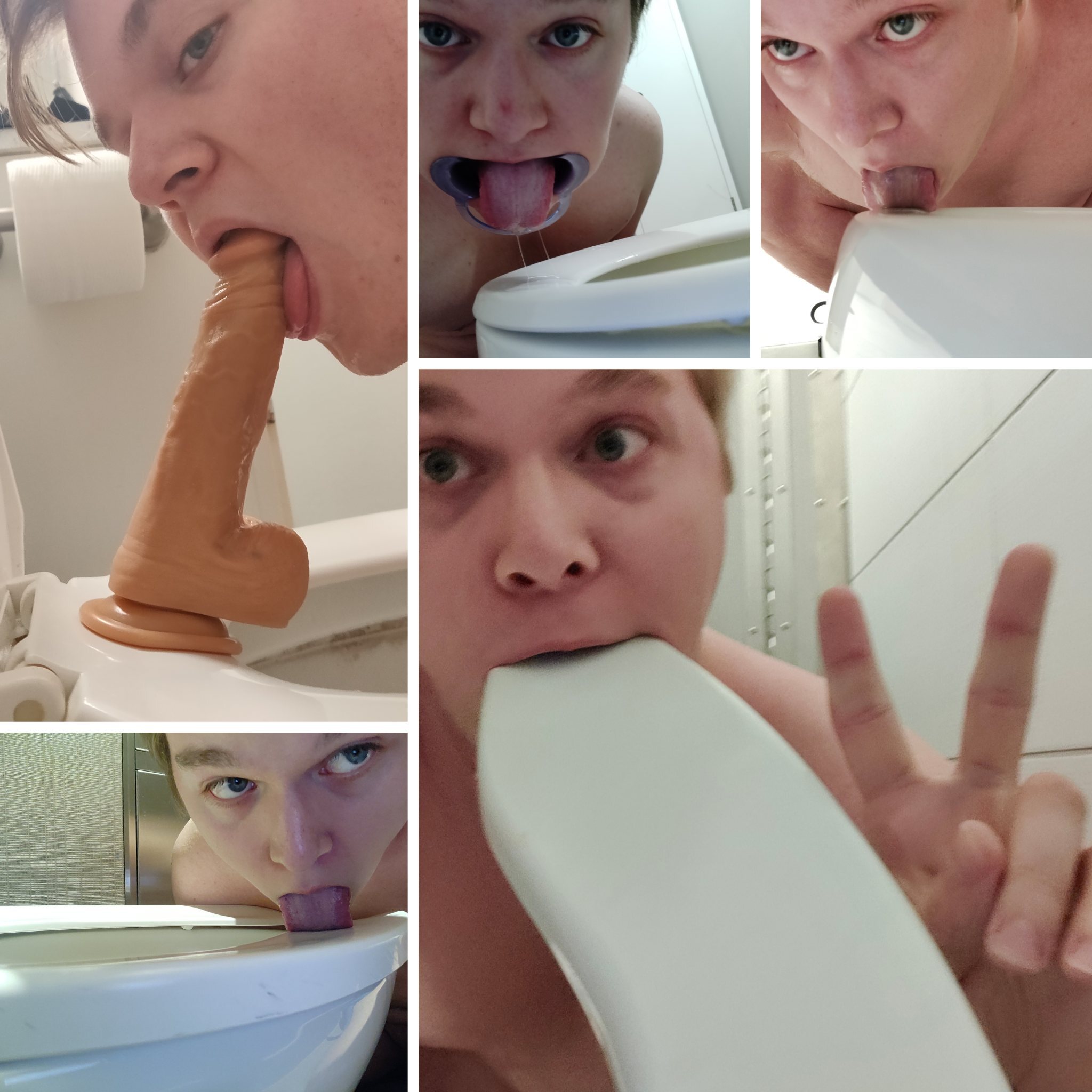 Public toilet piggy