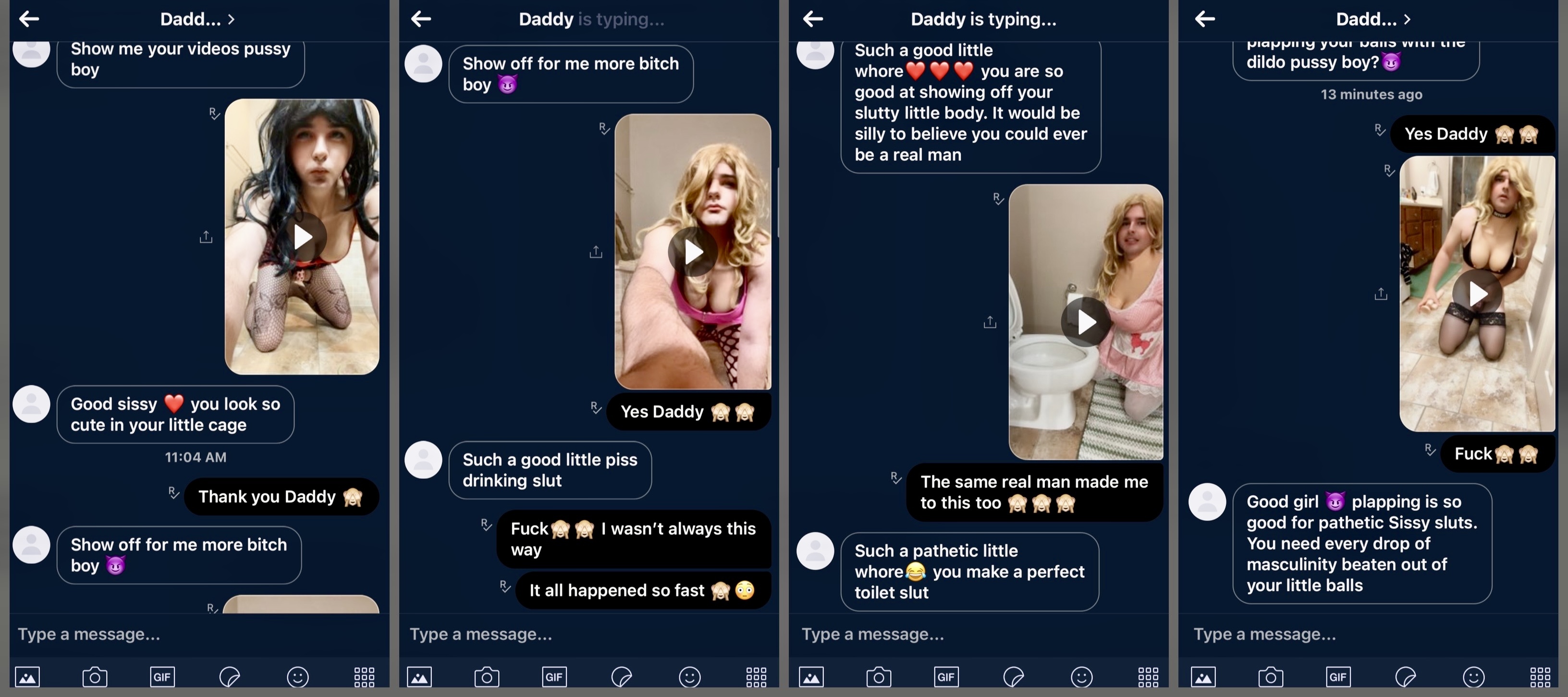 Proof That Sissy Josie Does As Told
