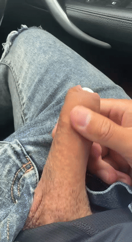Cock out in the car I’m traffic