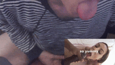 Cum all over this faggot sissy facee~