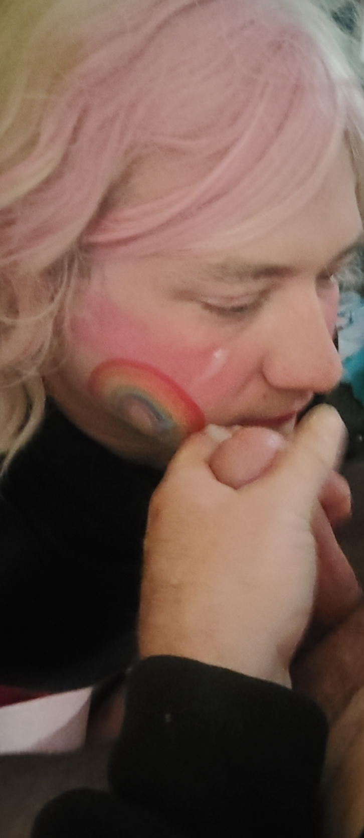 Sissy gets facial