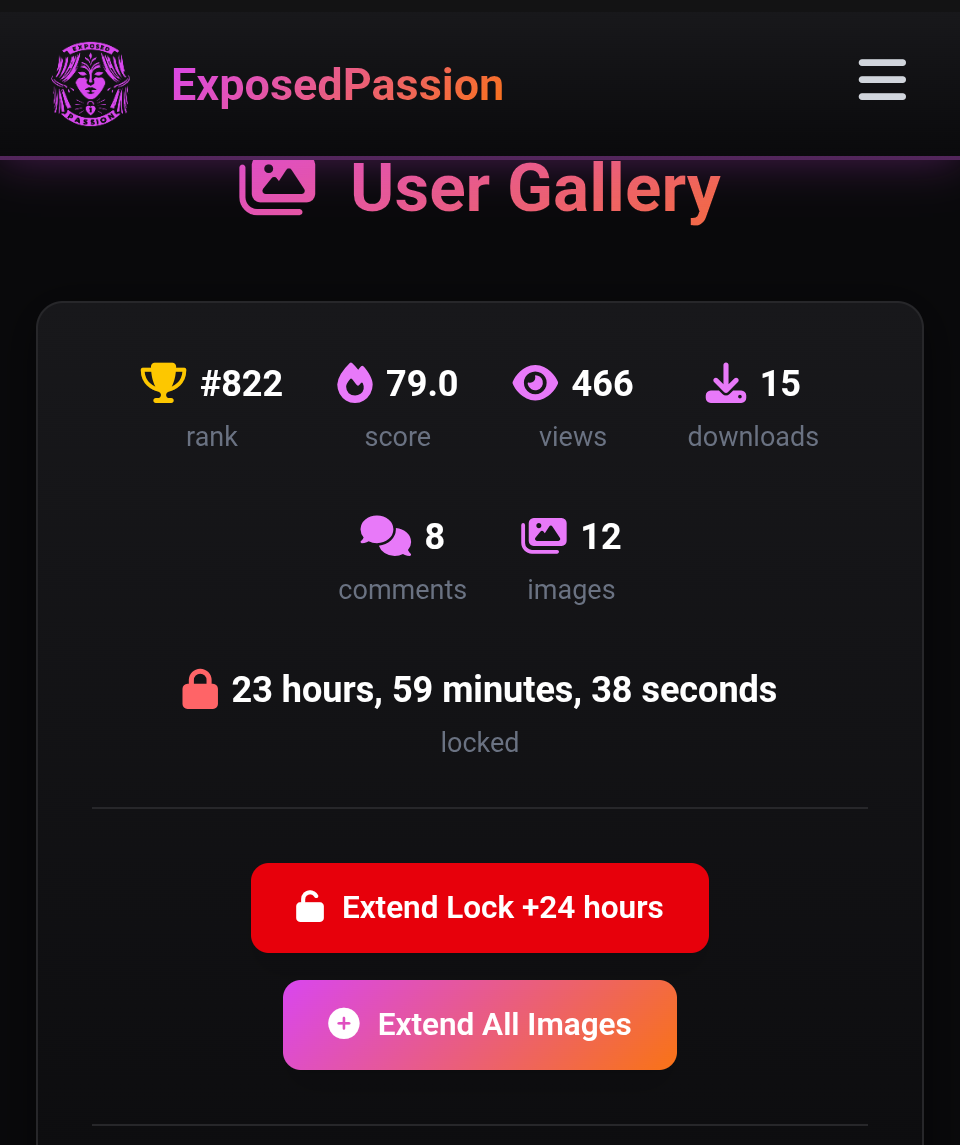 Gallery locked 😞 be nice