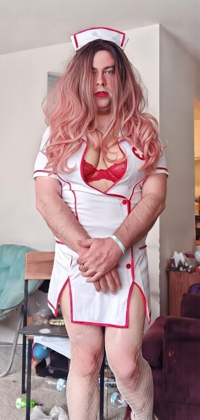 Slutty Sissy Nurse Dhalia