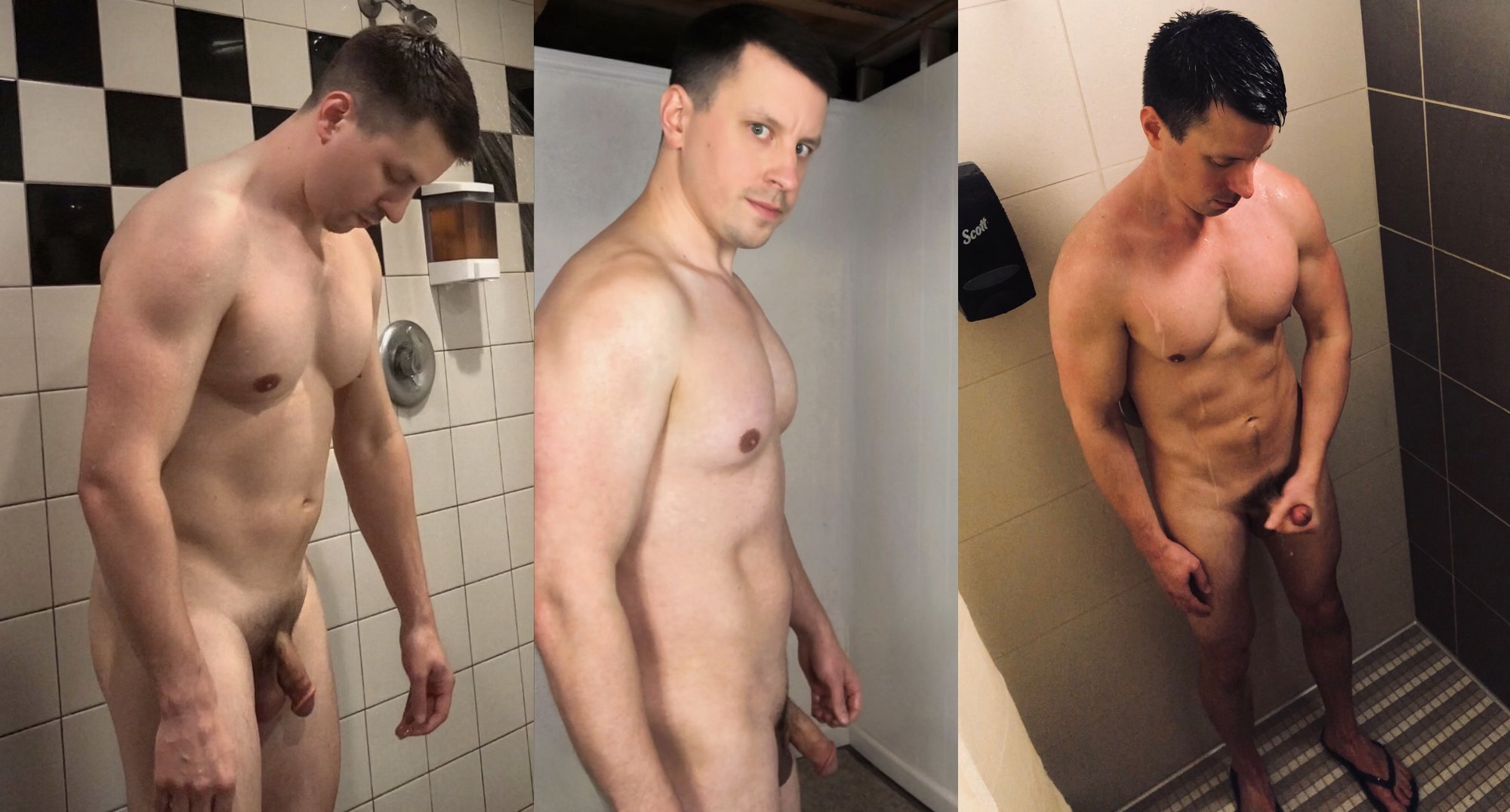 Jenson Paul naked wet