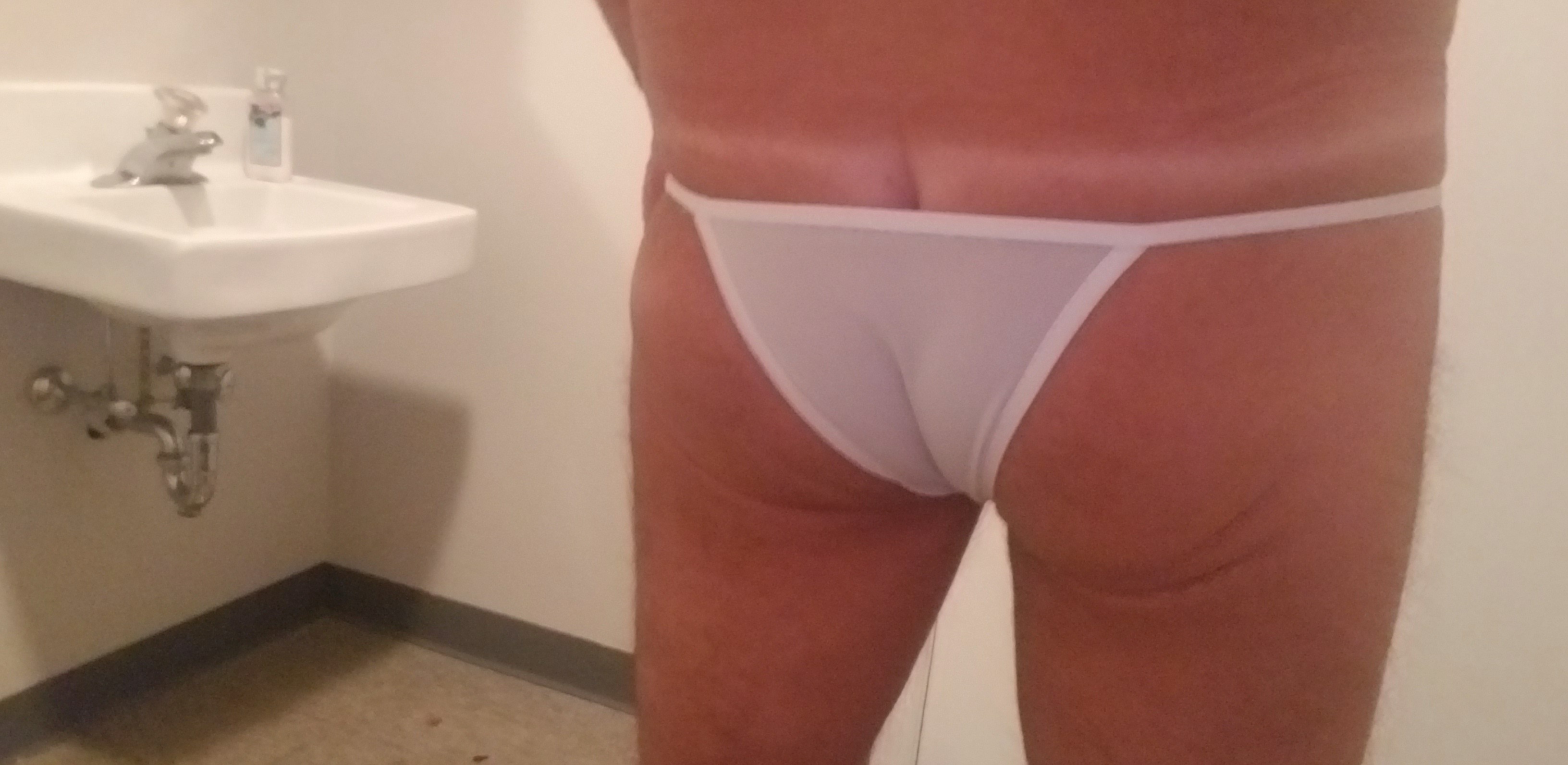 Wife's white panties