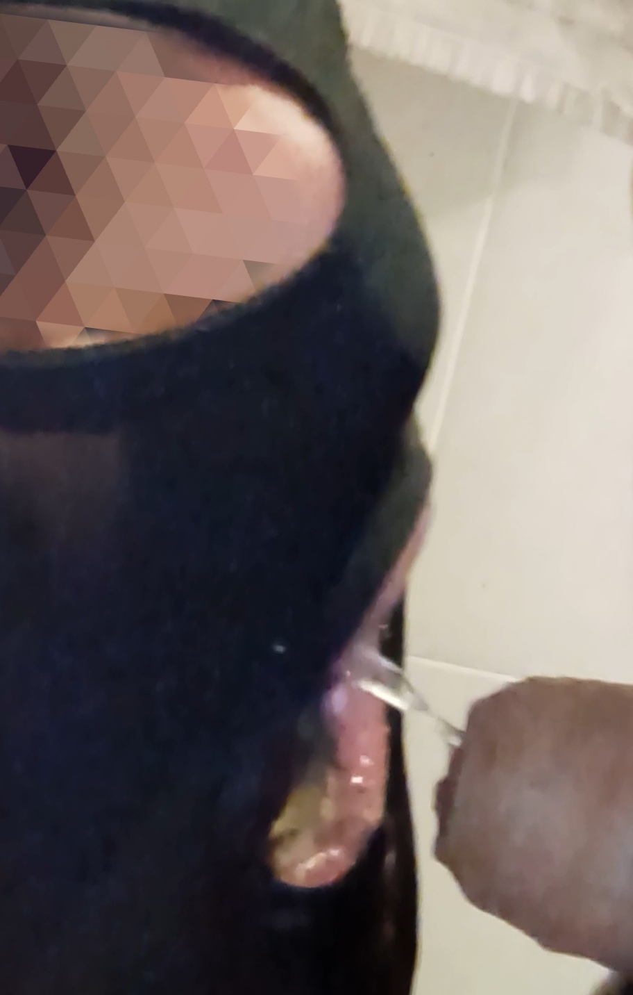 I am a submissive pig slut who serves as a toilet