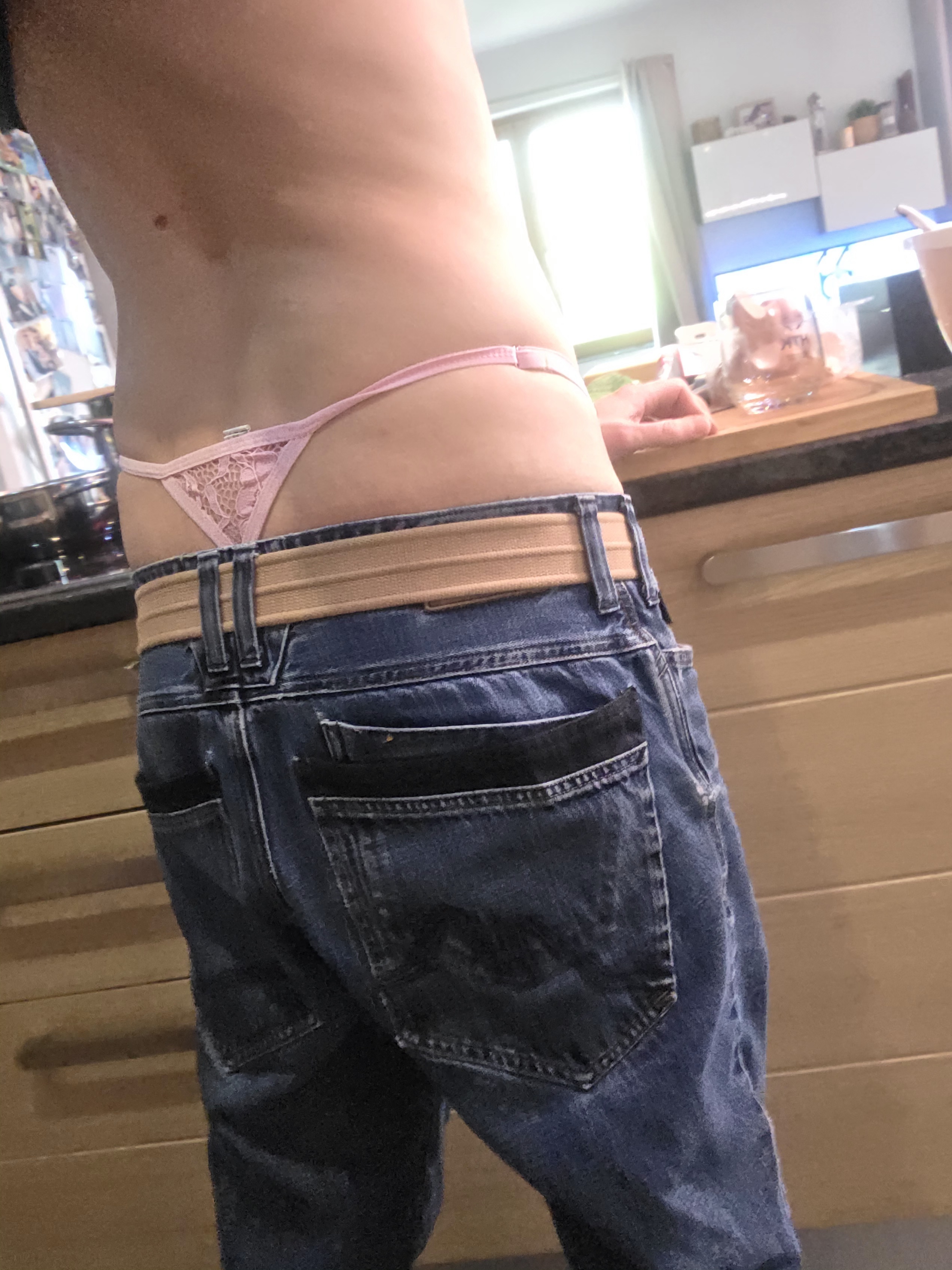 I only wear panties