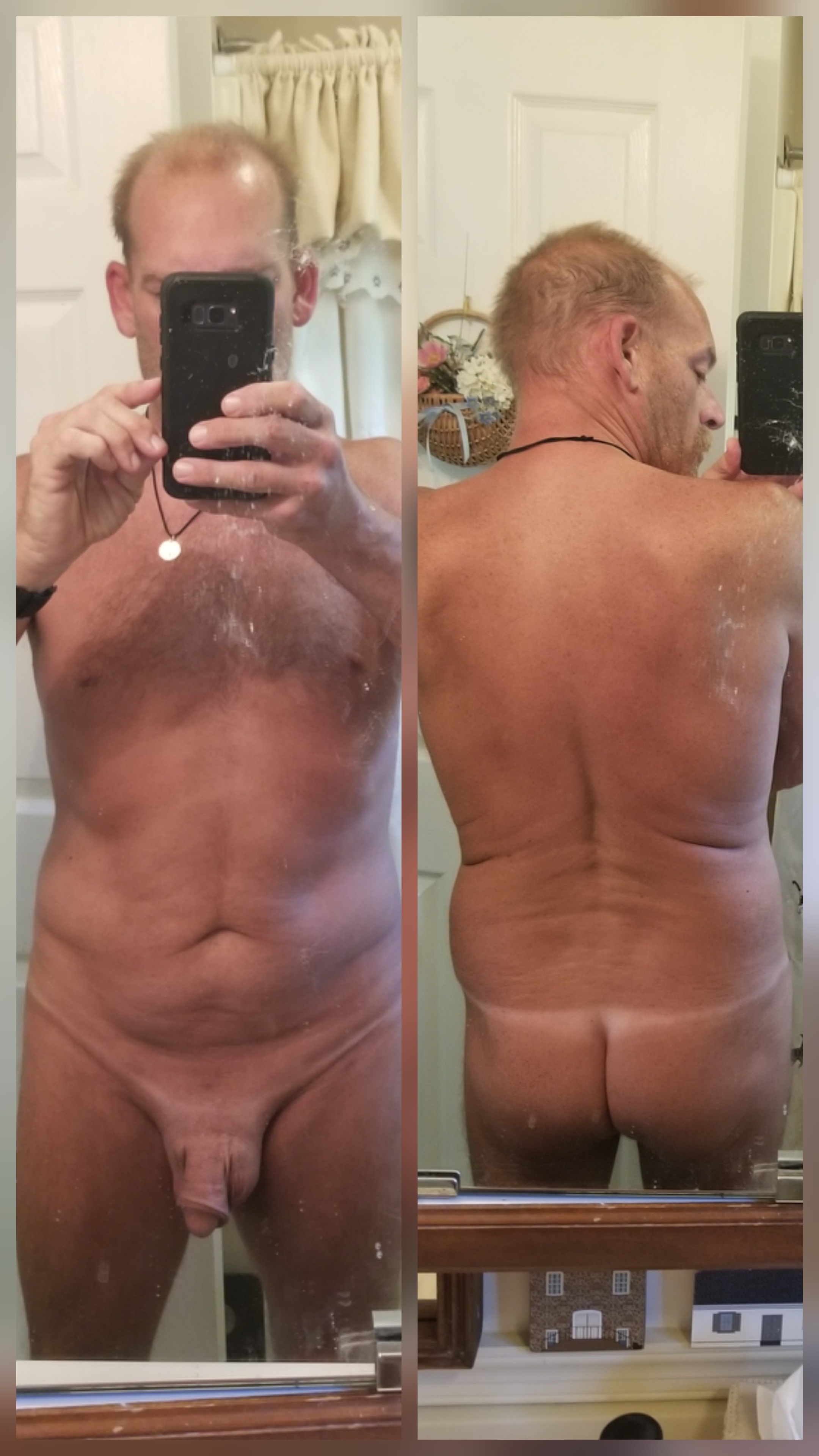 Front and back nude