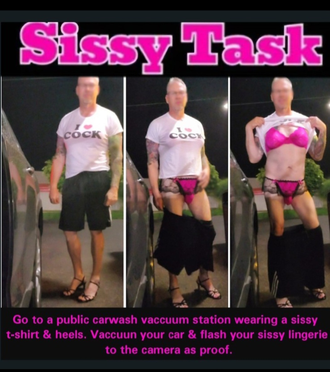 Sissy Task in Public