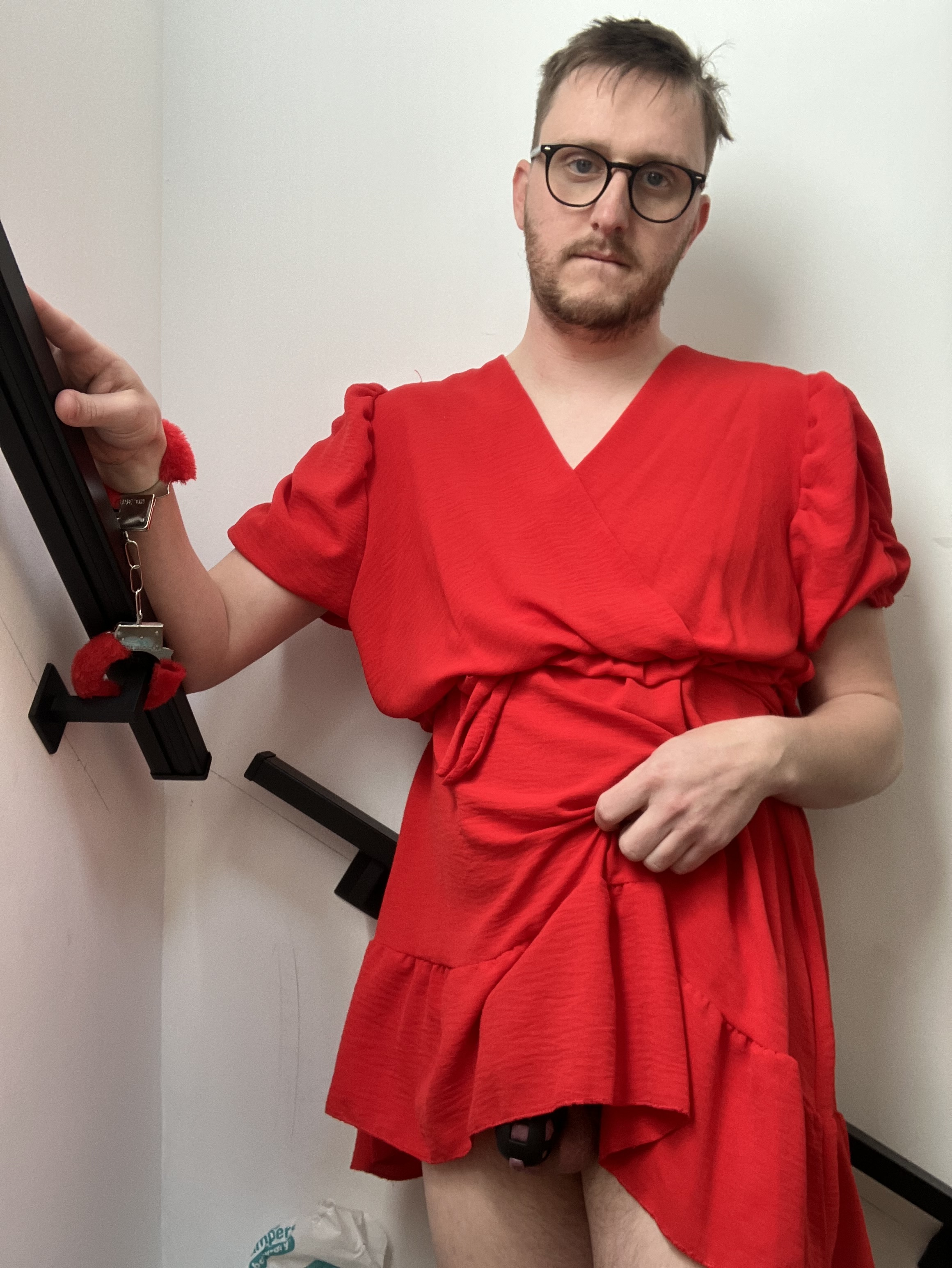 Anton loves being handcuffed