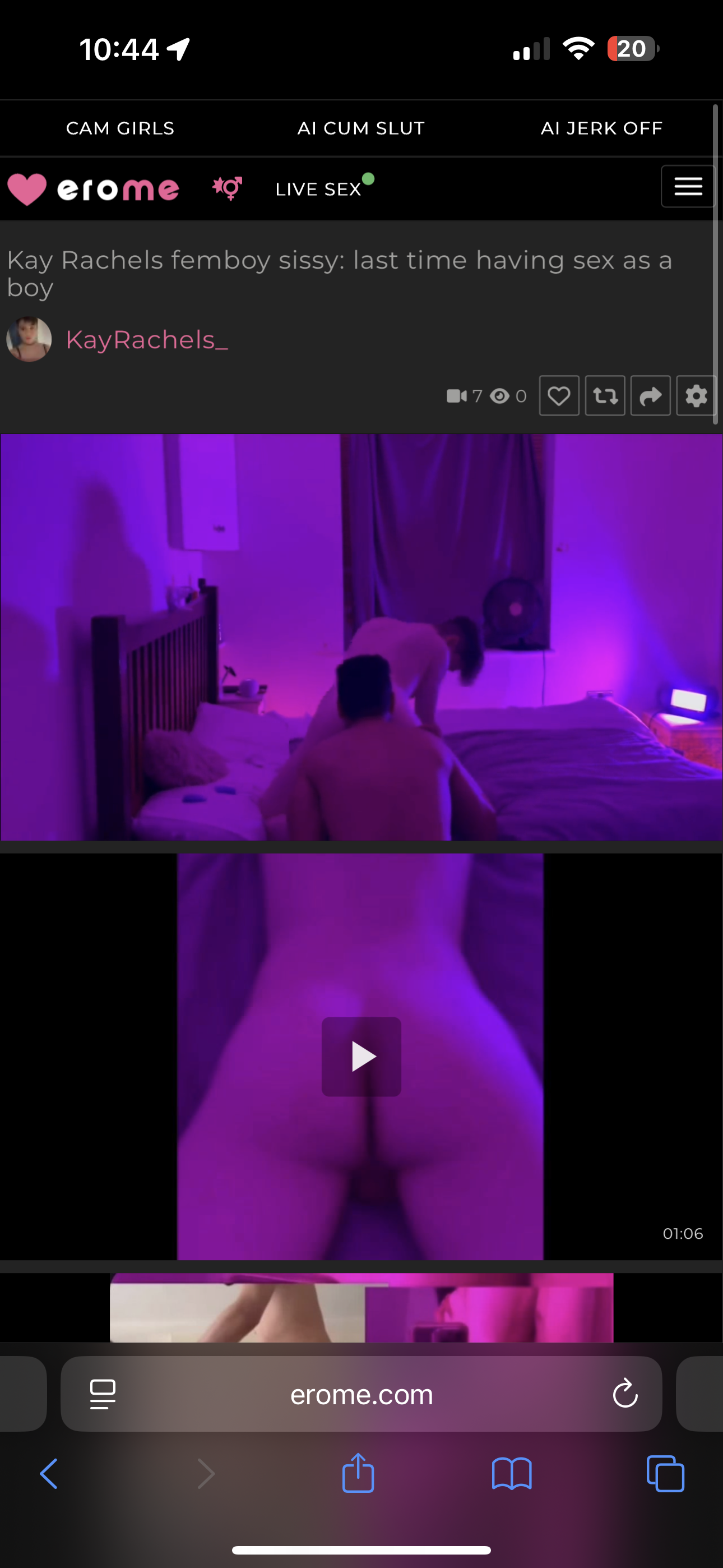 1 yr ago today I had sex in boy mode the last time