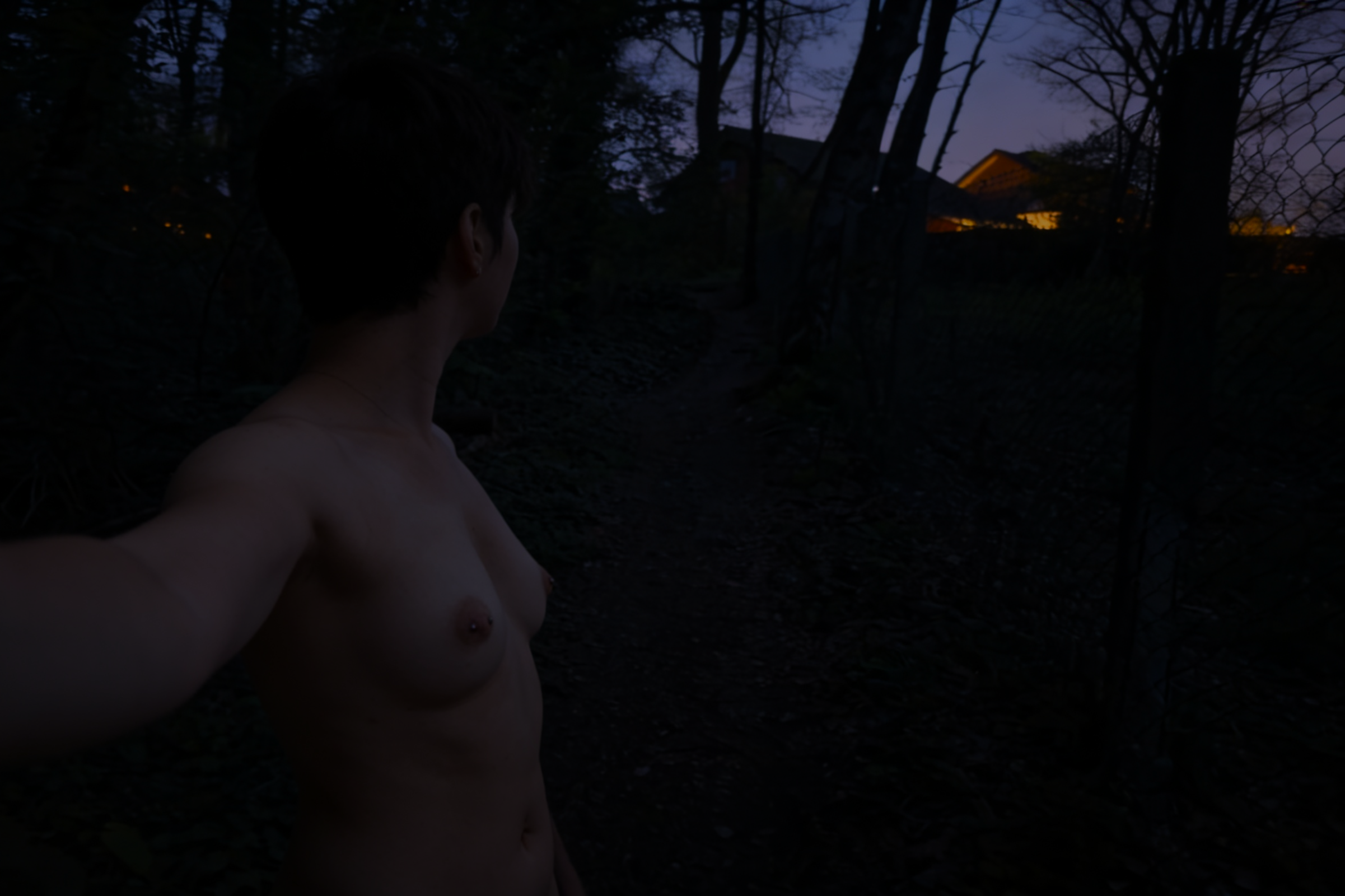 Outside