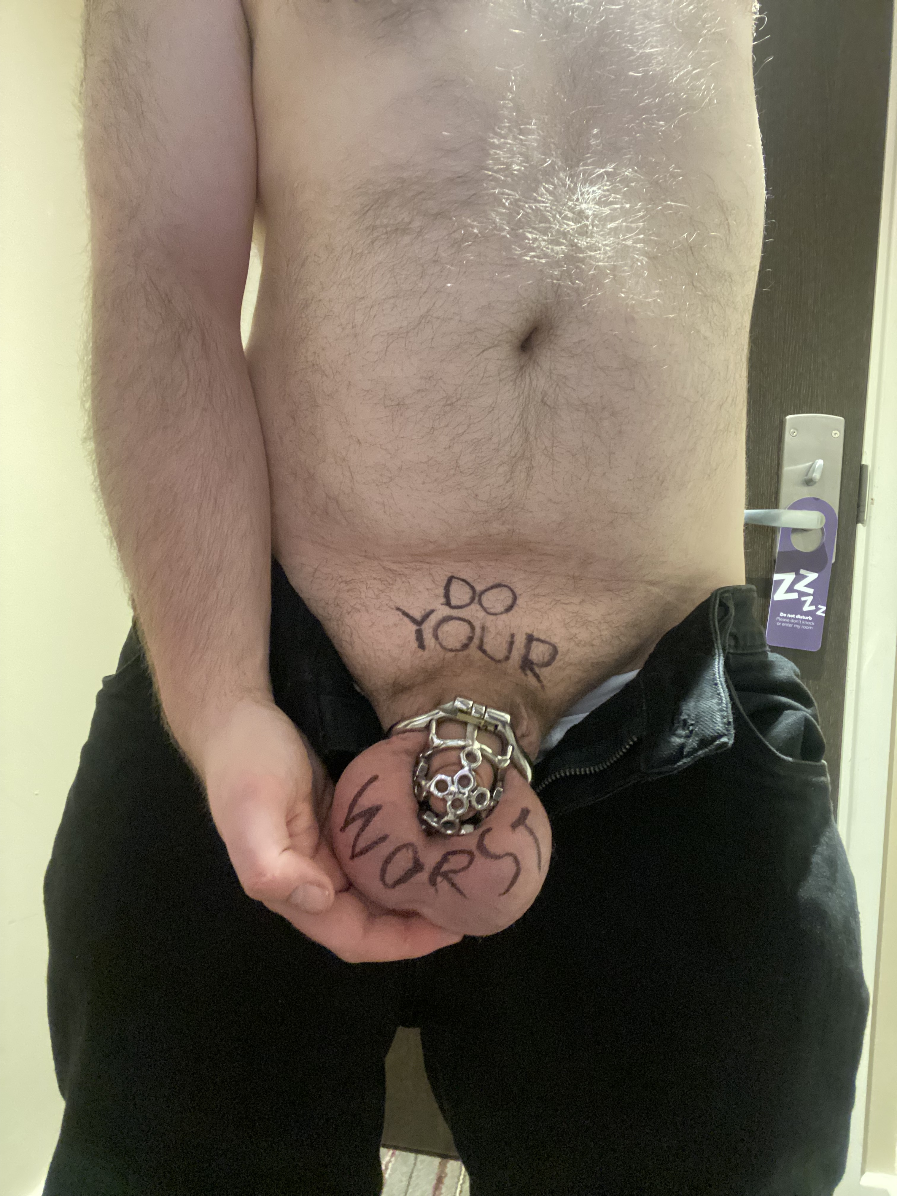 Faggot needs punishing