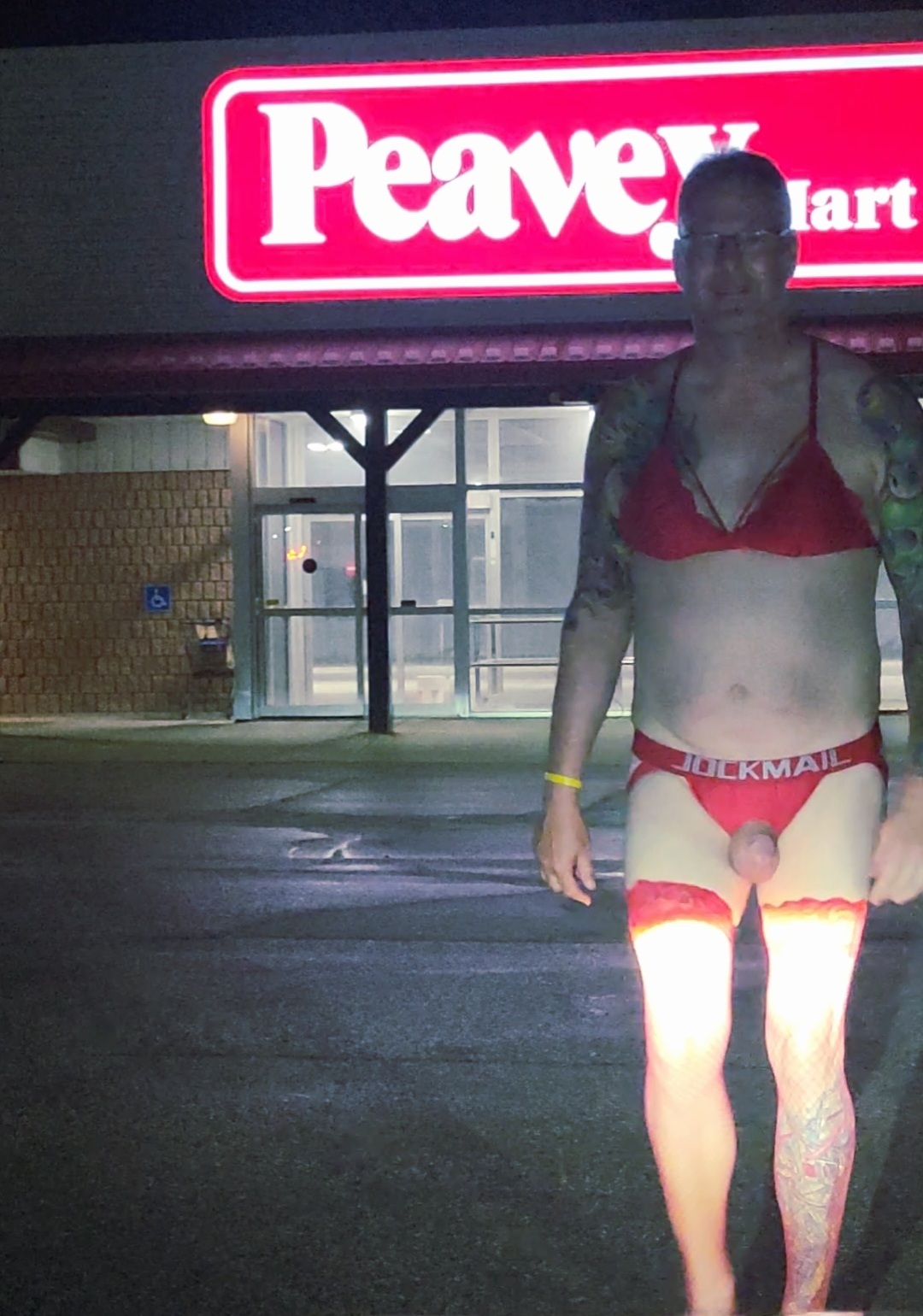 Public Sissy Exhibitionist
