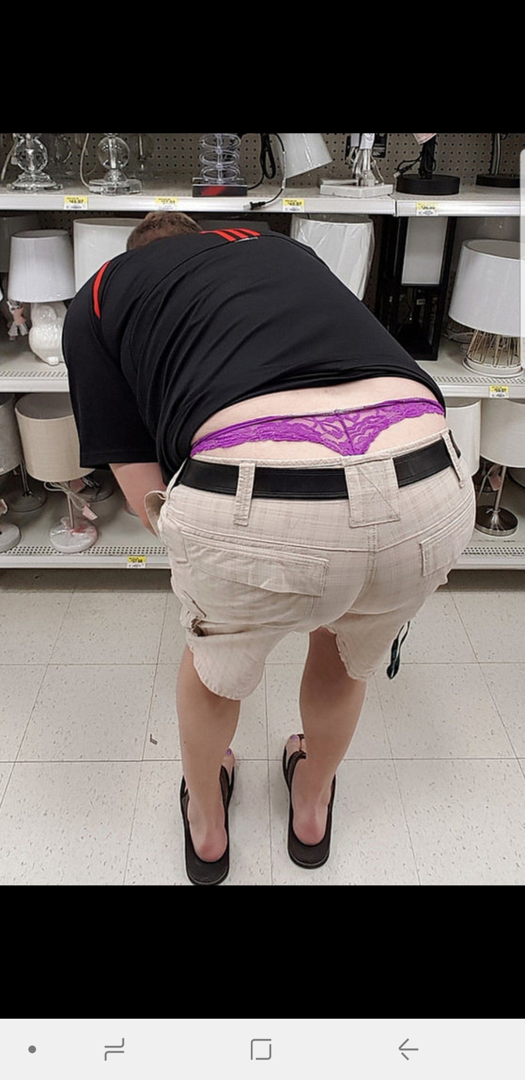 Public Lace Thong