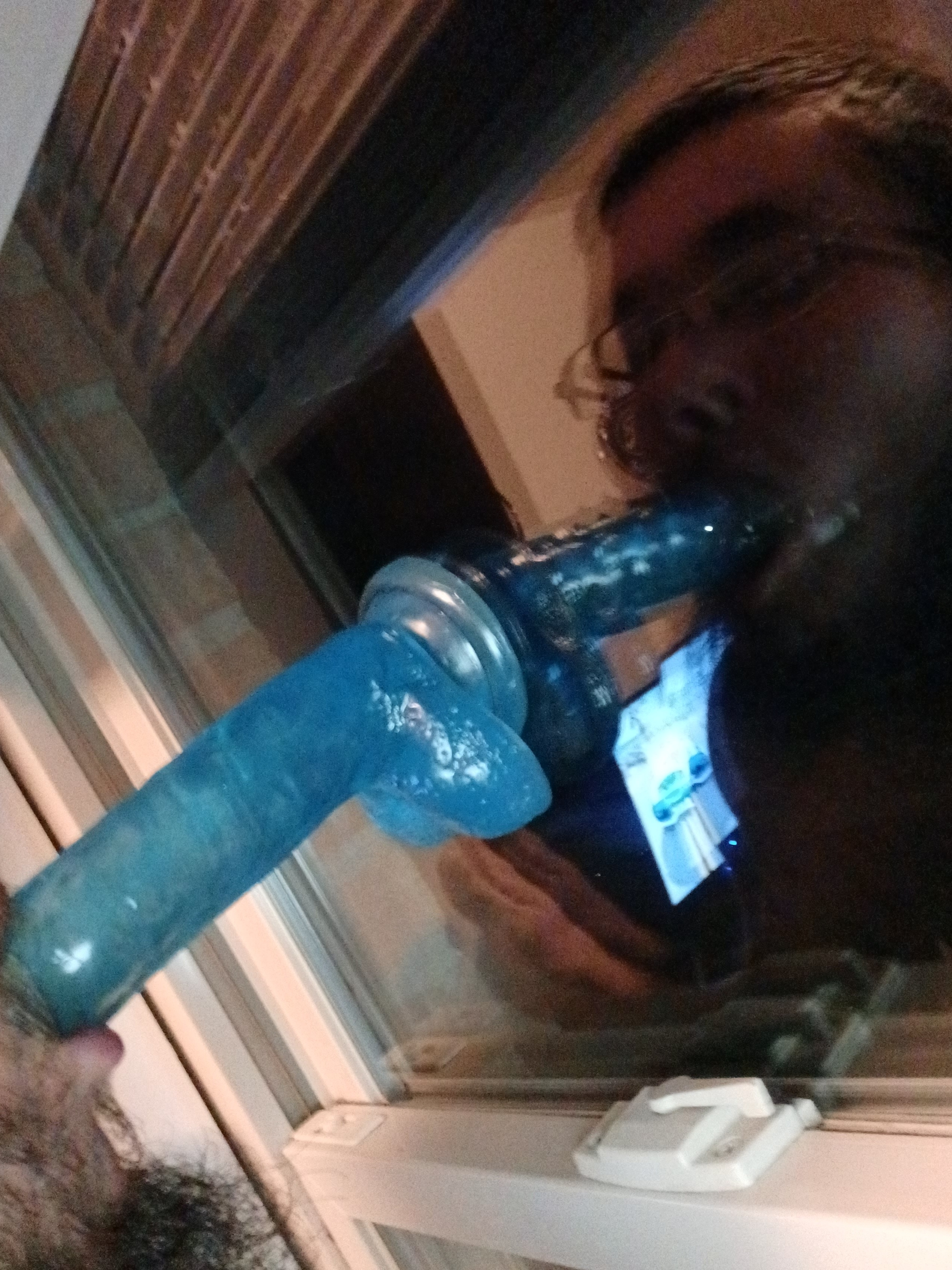 Caught with a dildo