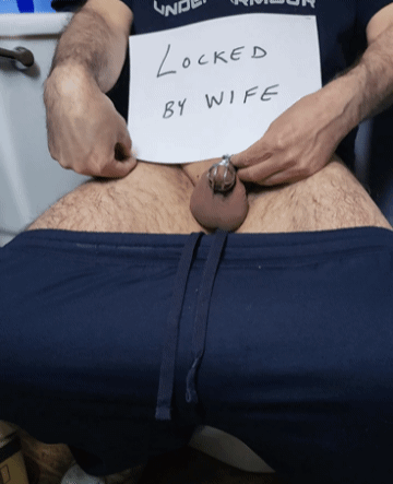 Hubby Caged Daily at Work