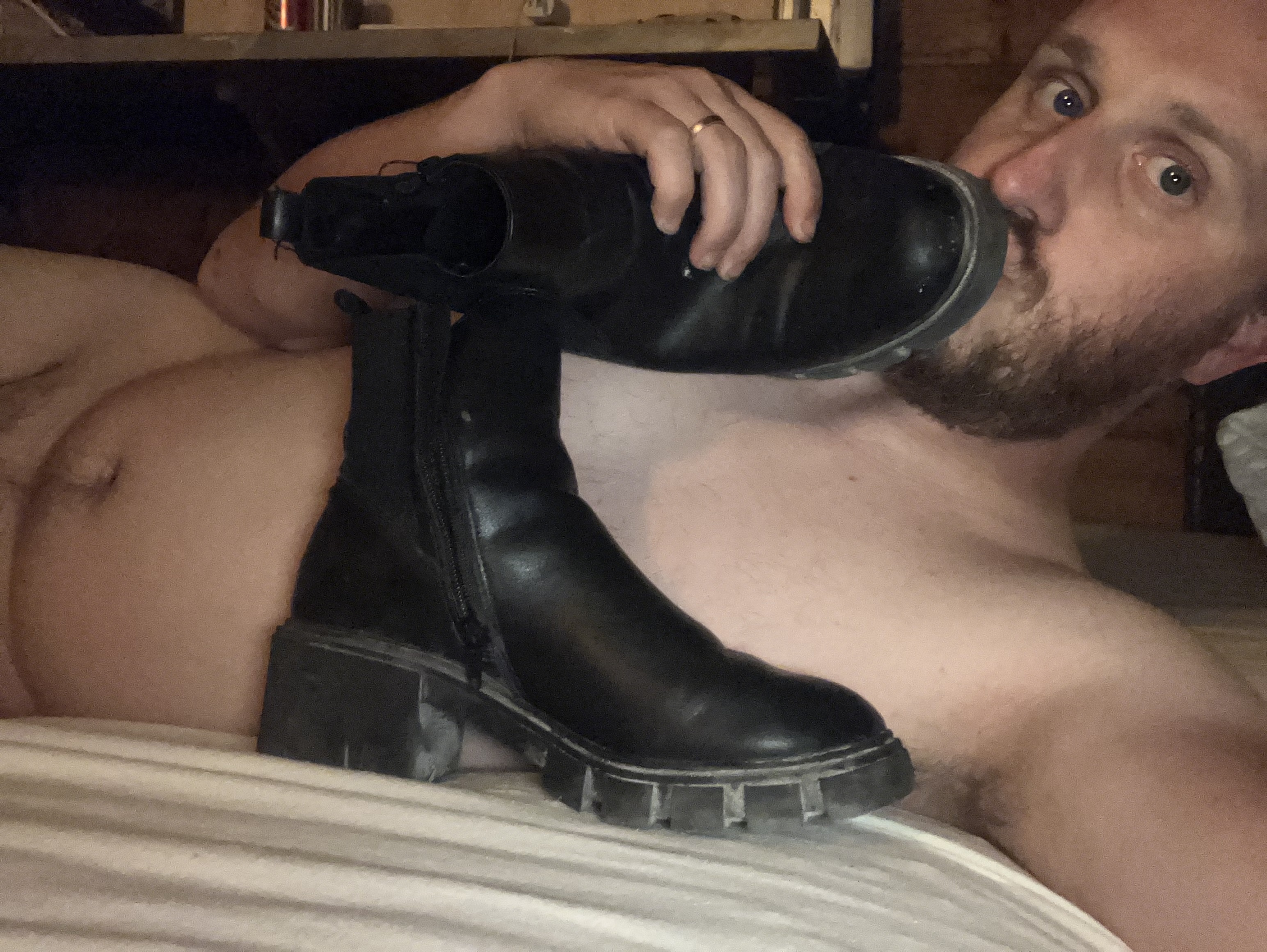 Kissing the dirty sole