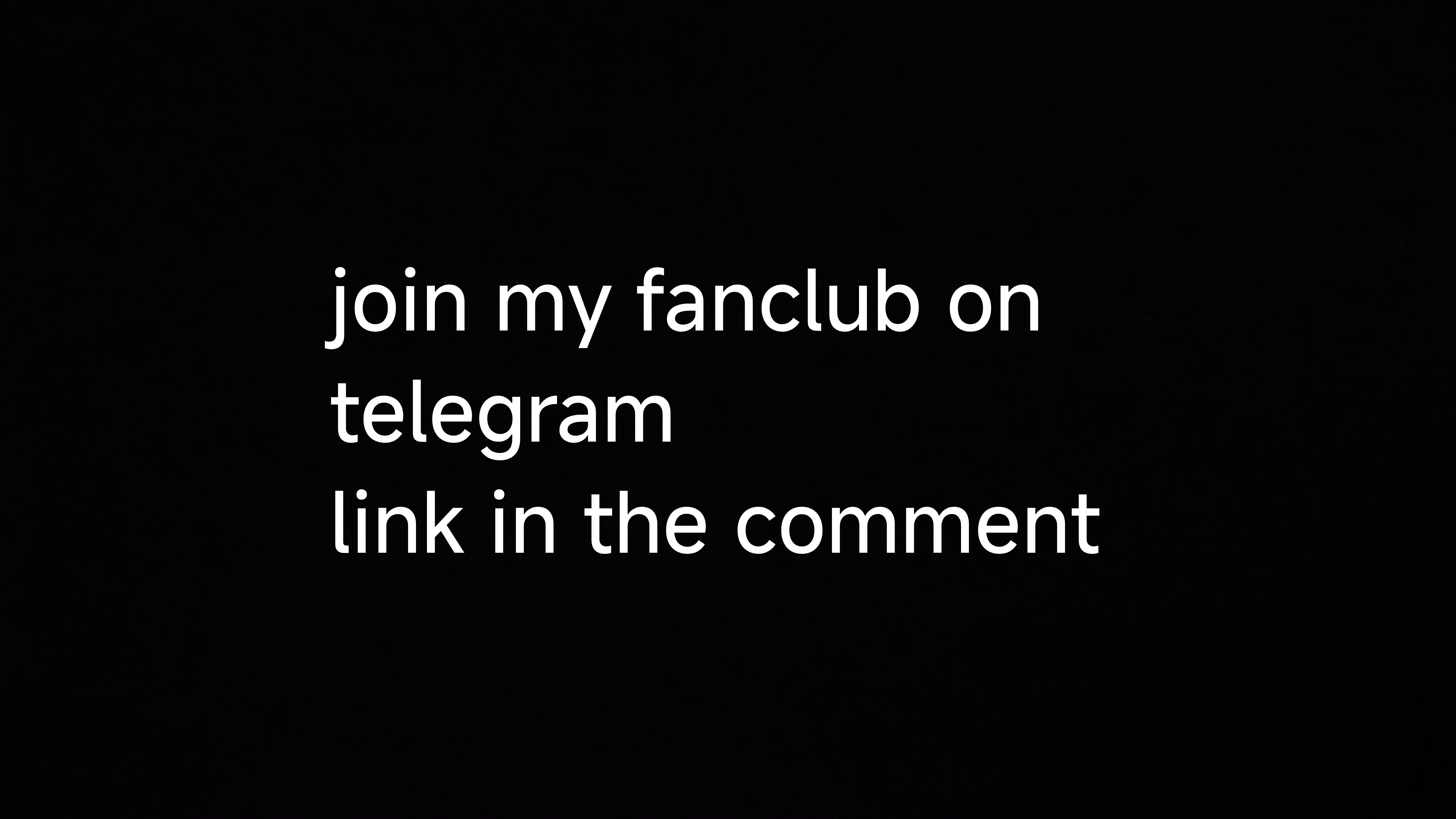 Join my fanclub