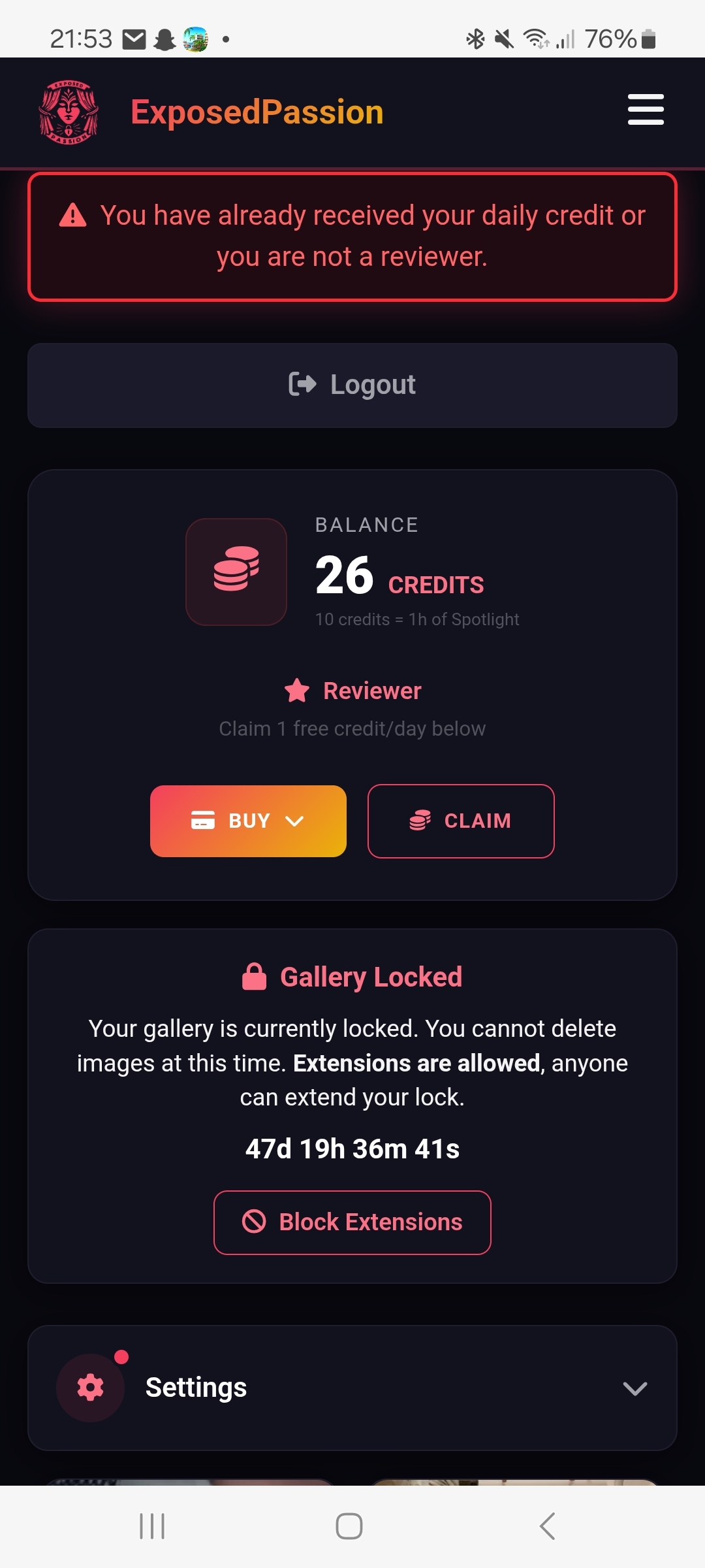 Lock it longer