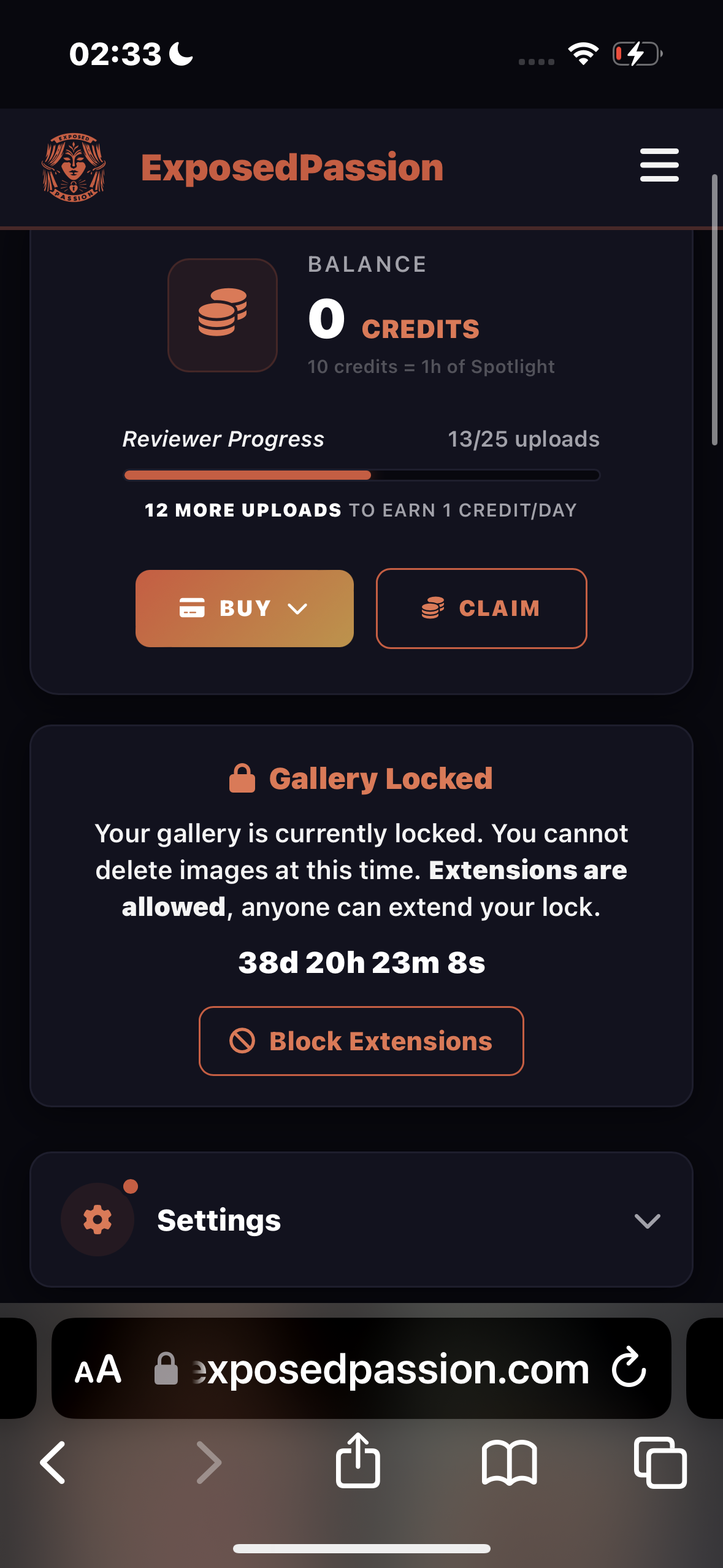 Do I block extensions