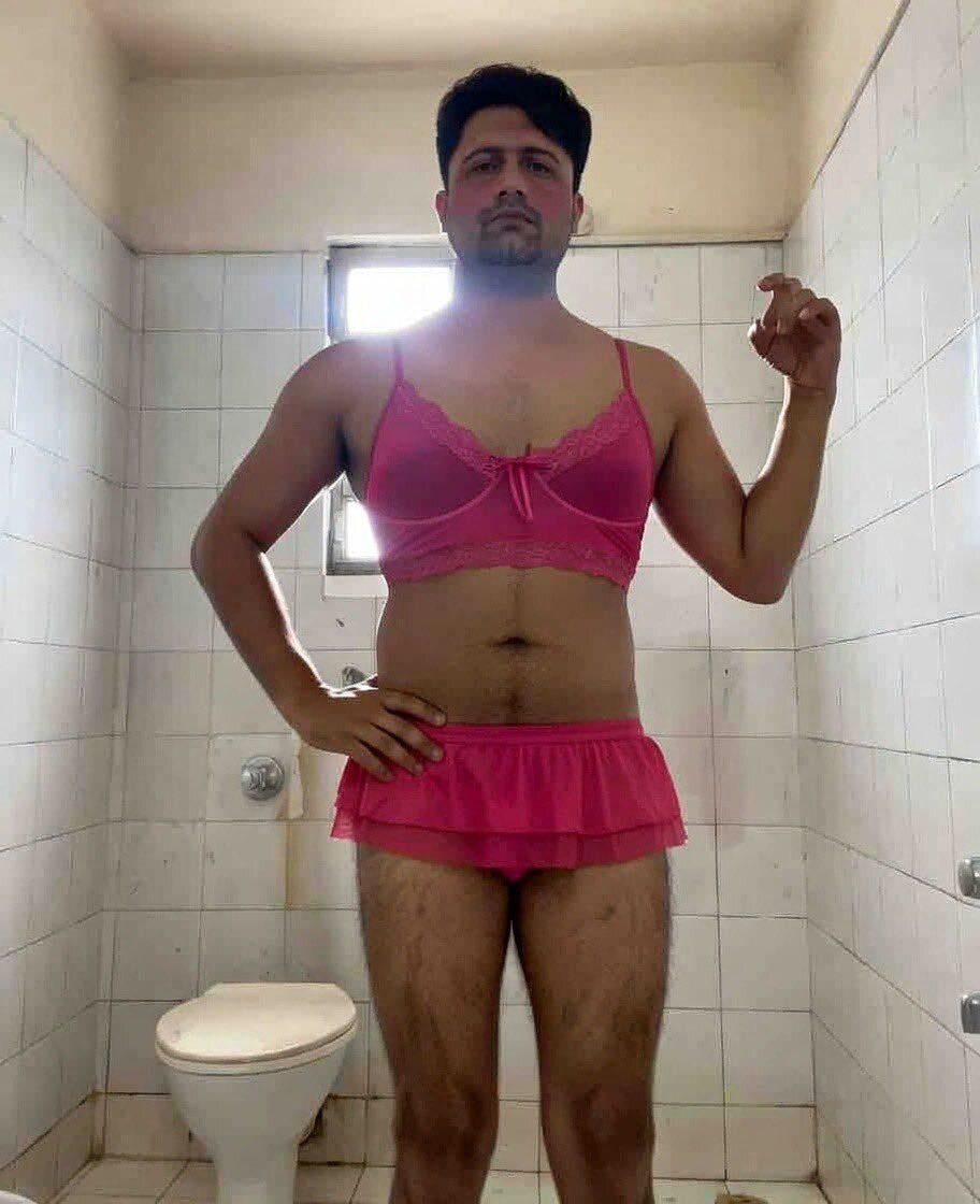 exposed faggot in pink