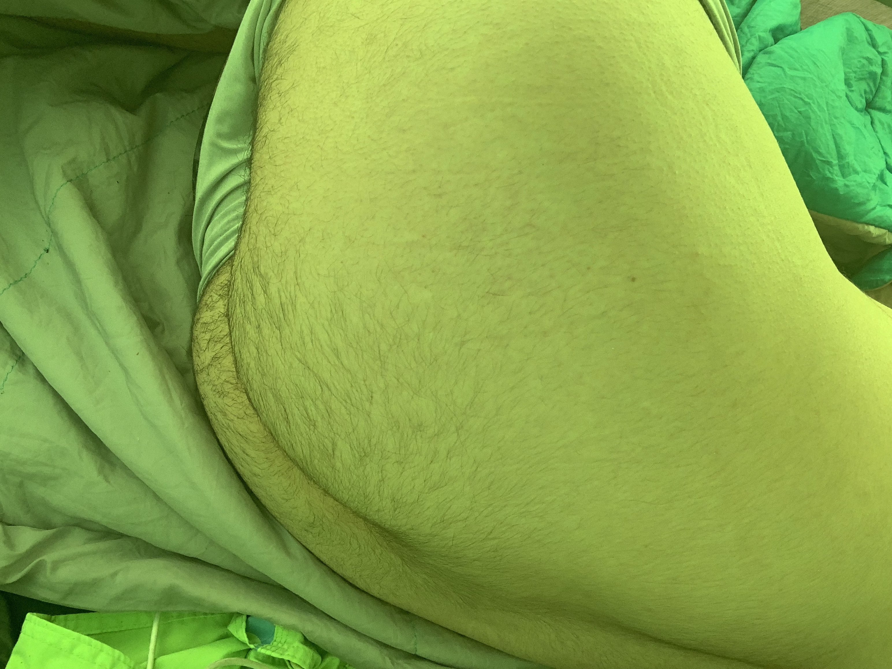 My waiting position in a tent