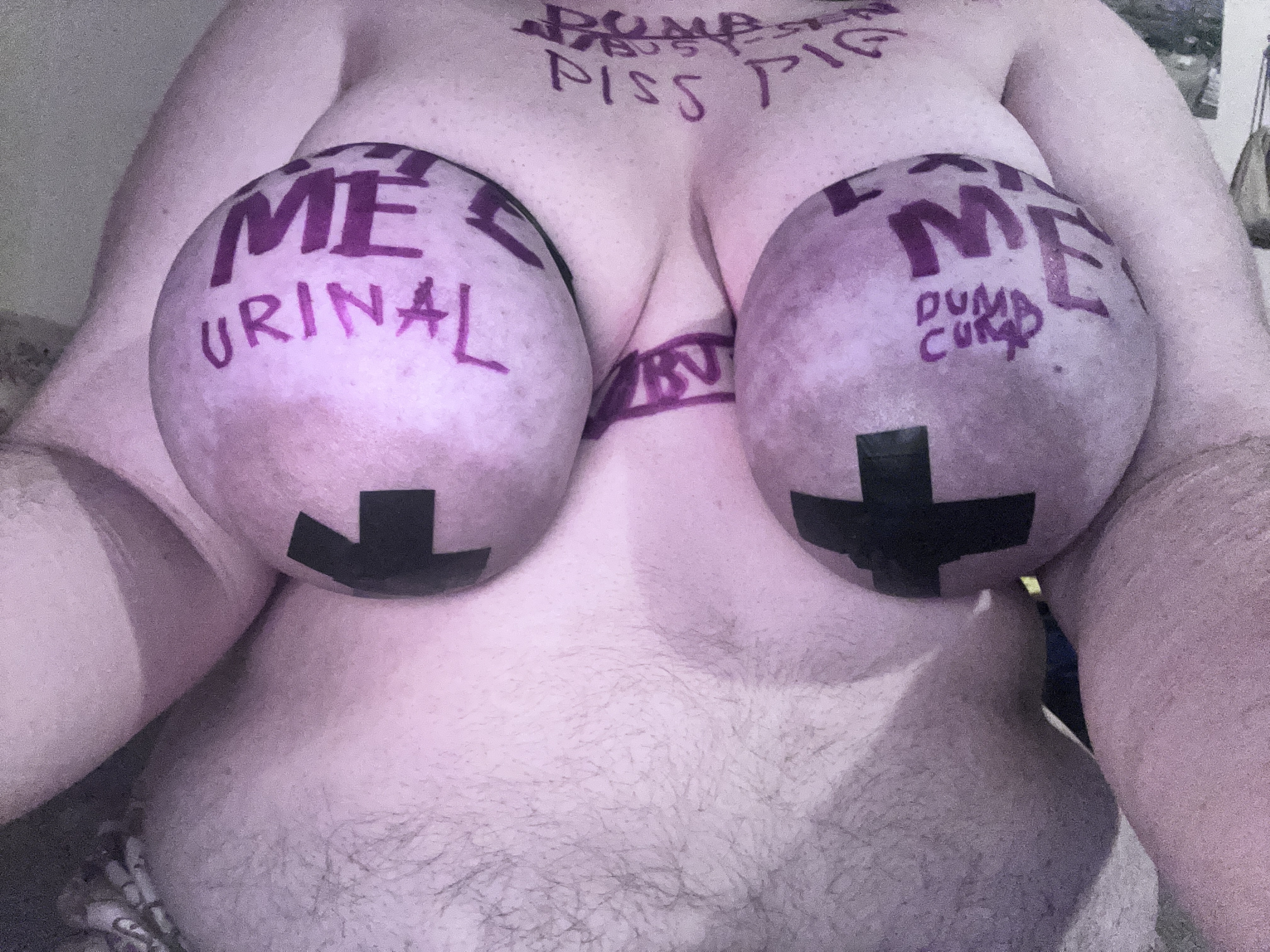 My numb purple punching bags last night