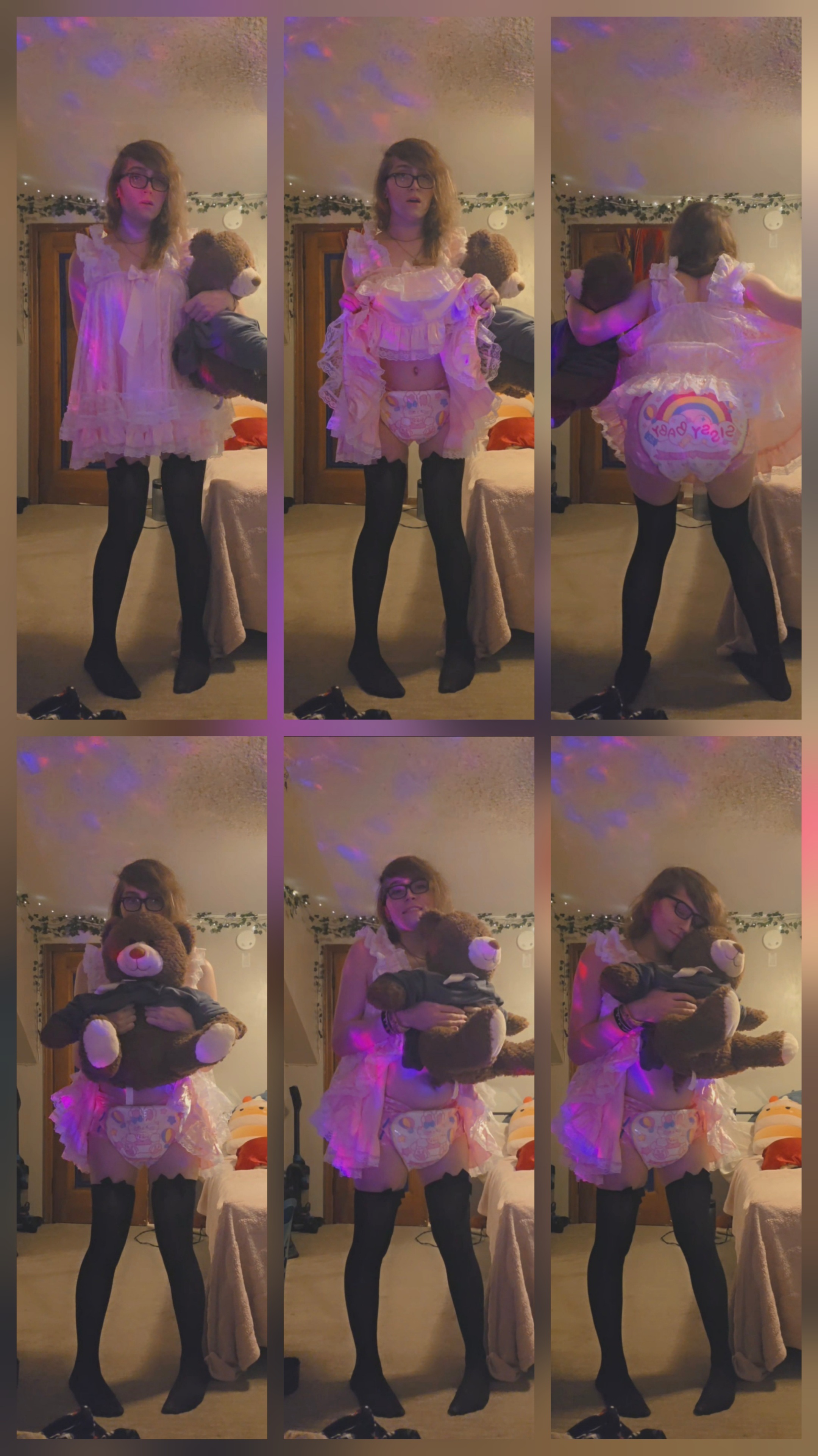 Sissy Alyx Loves Her Teddy And Diapers