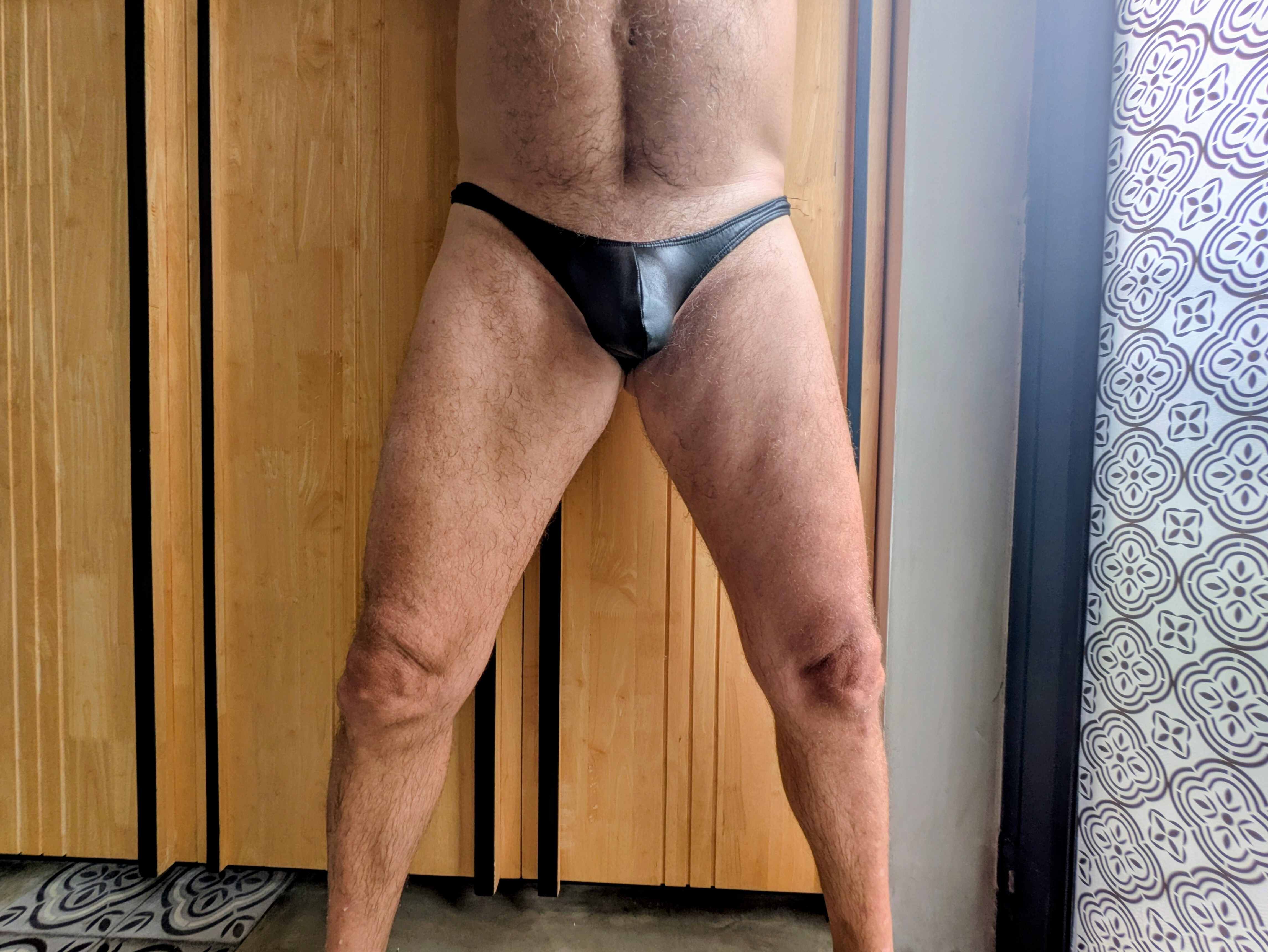 Black thong