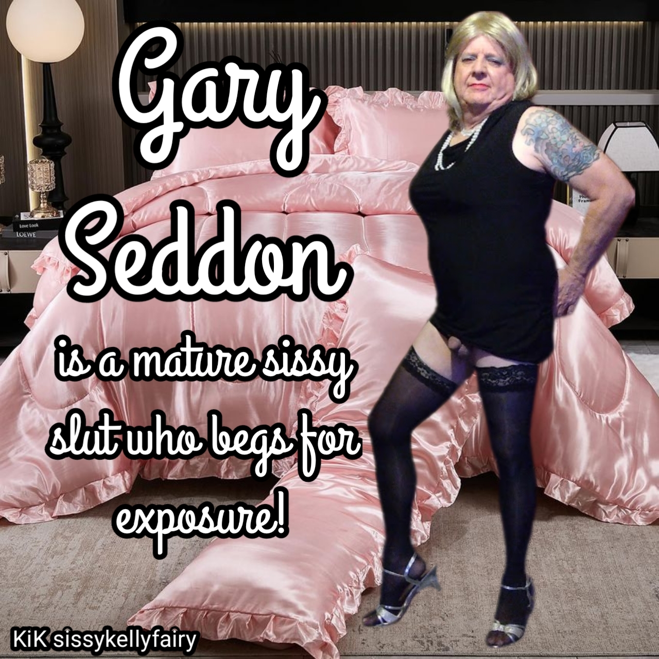 Gary Seddon begs for exposure