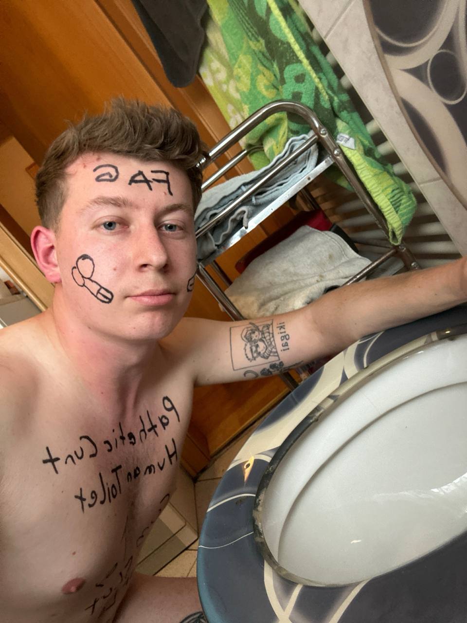 Waiting to be used as a toilet