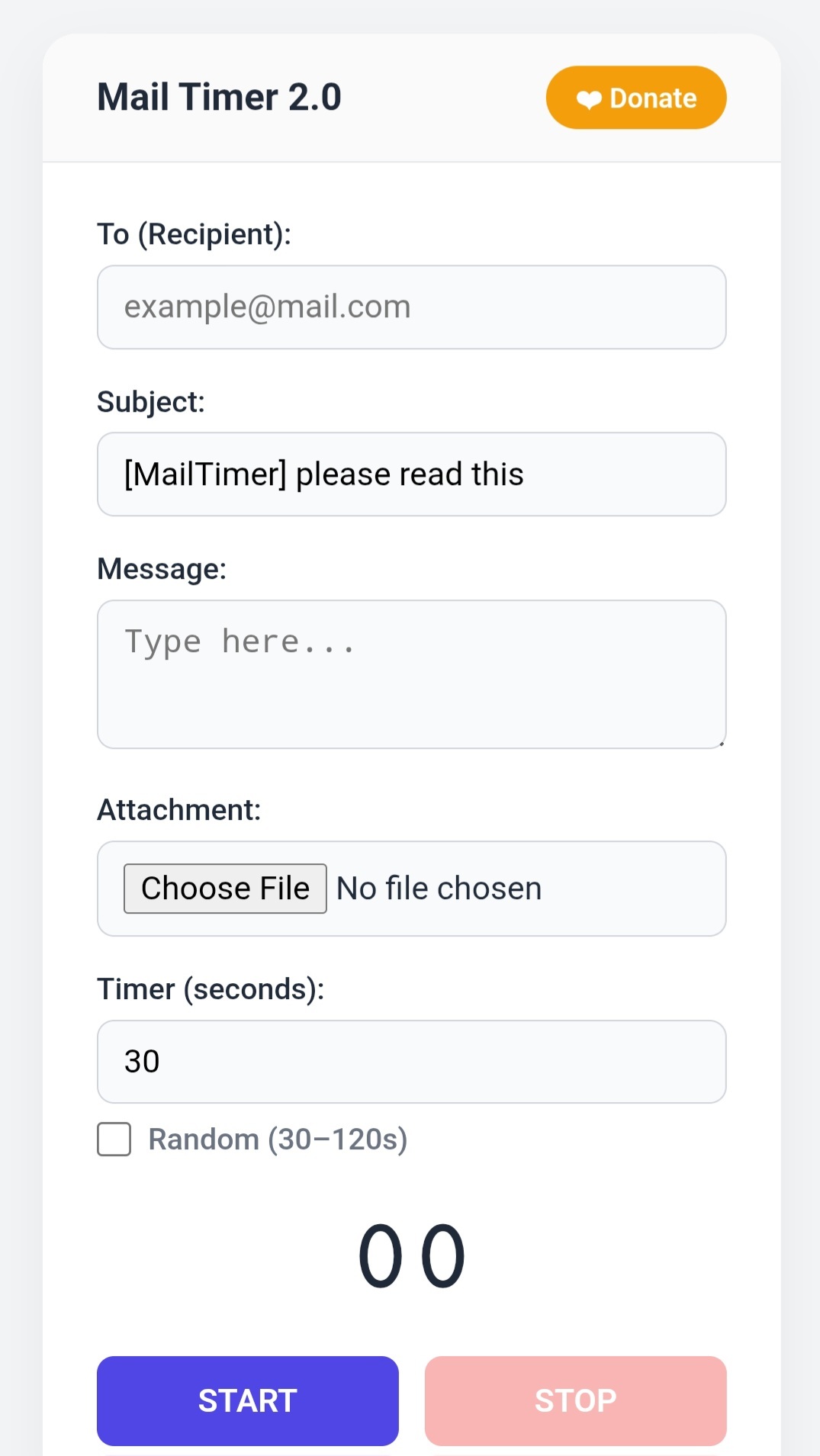 Anonymously send mails of exposure