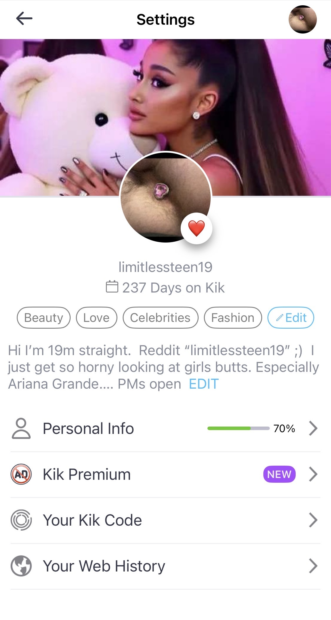 19m straight kik