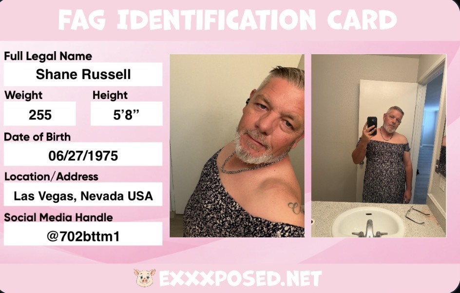 Sissy faggot exposure
