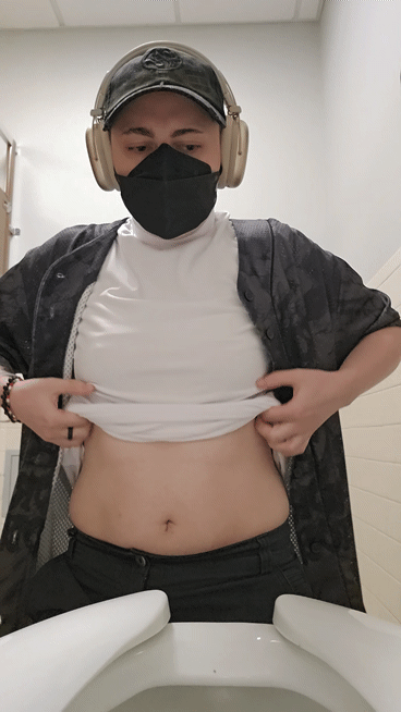 Licking Toilet at Therapy