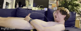 pissing on the couch