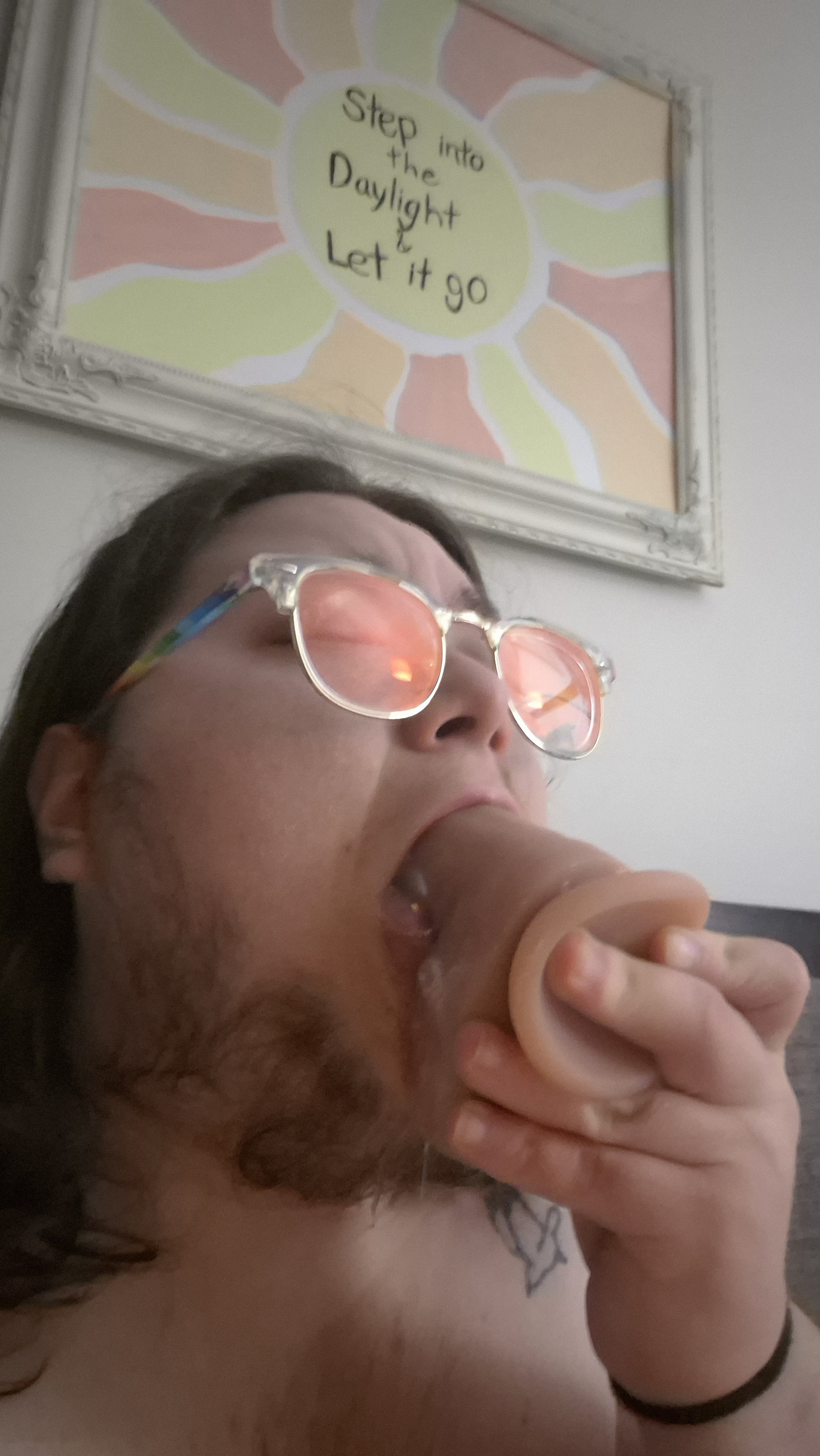 Sloppy deepthroat mess