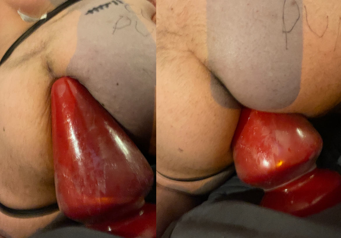 Biggest thing I can fit up my ass