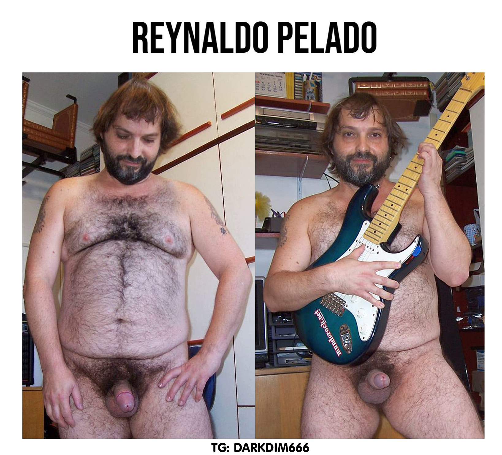 Reynaldo completely naked