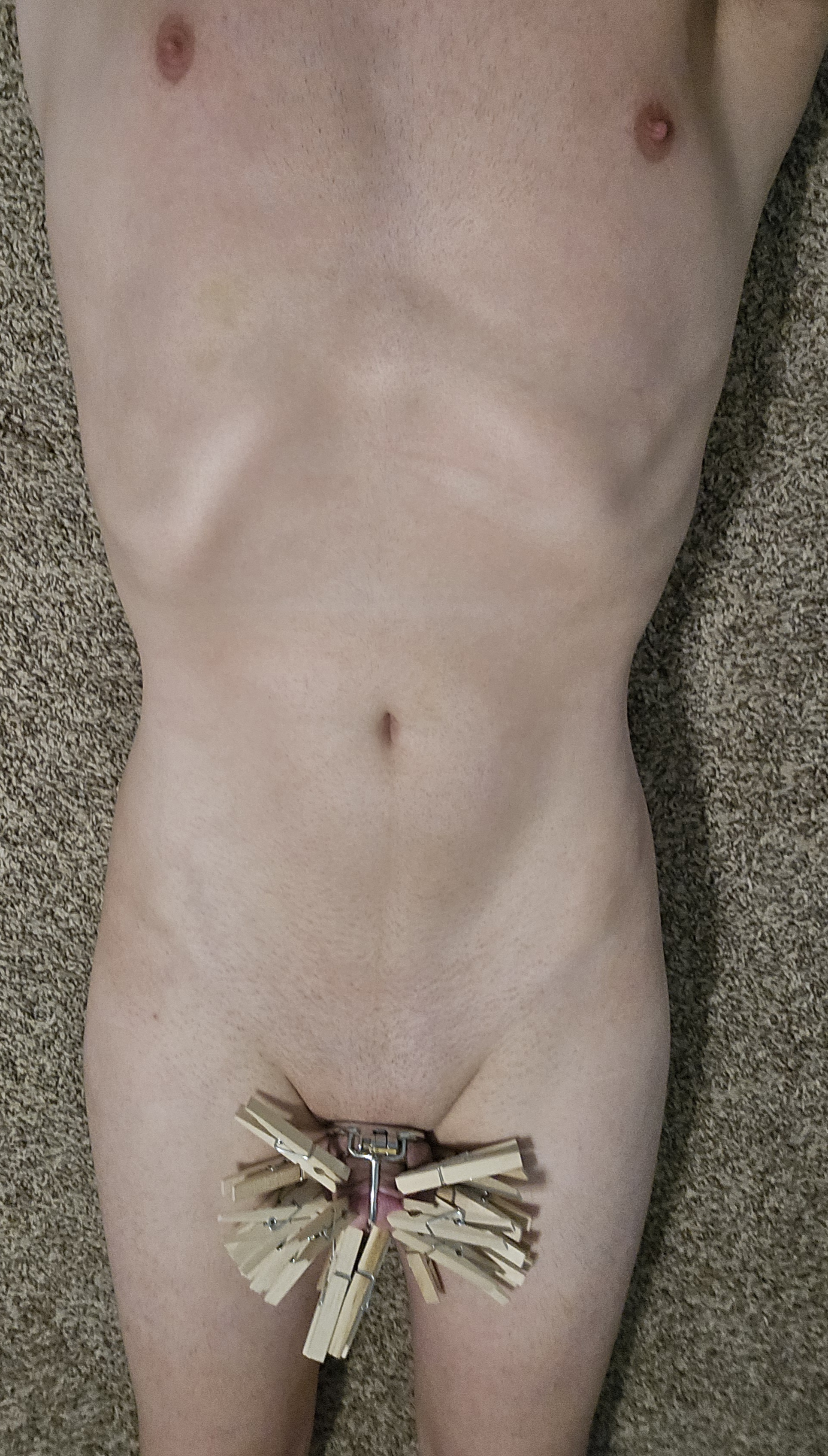 Caged and Clipped Cock