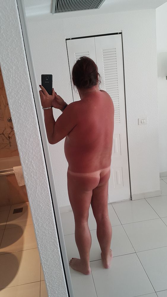 As requested, nude with tan lines