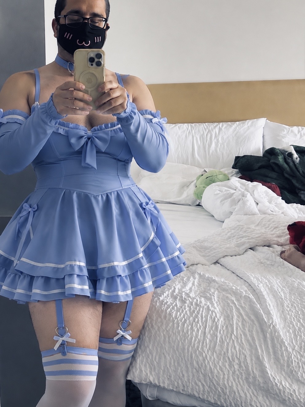 Blue dress