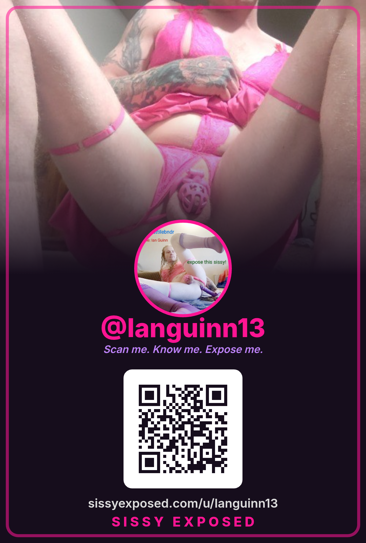 Sissy exposure card
