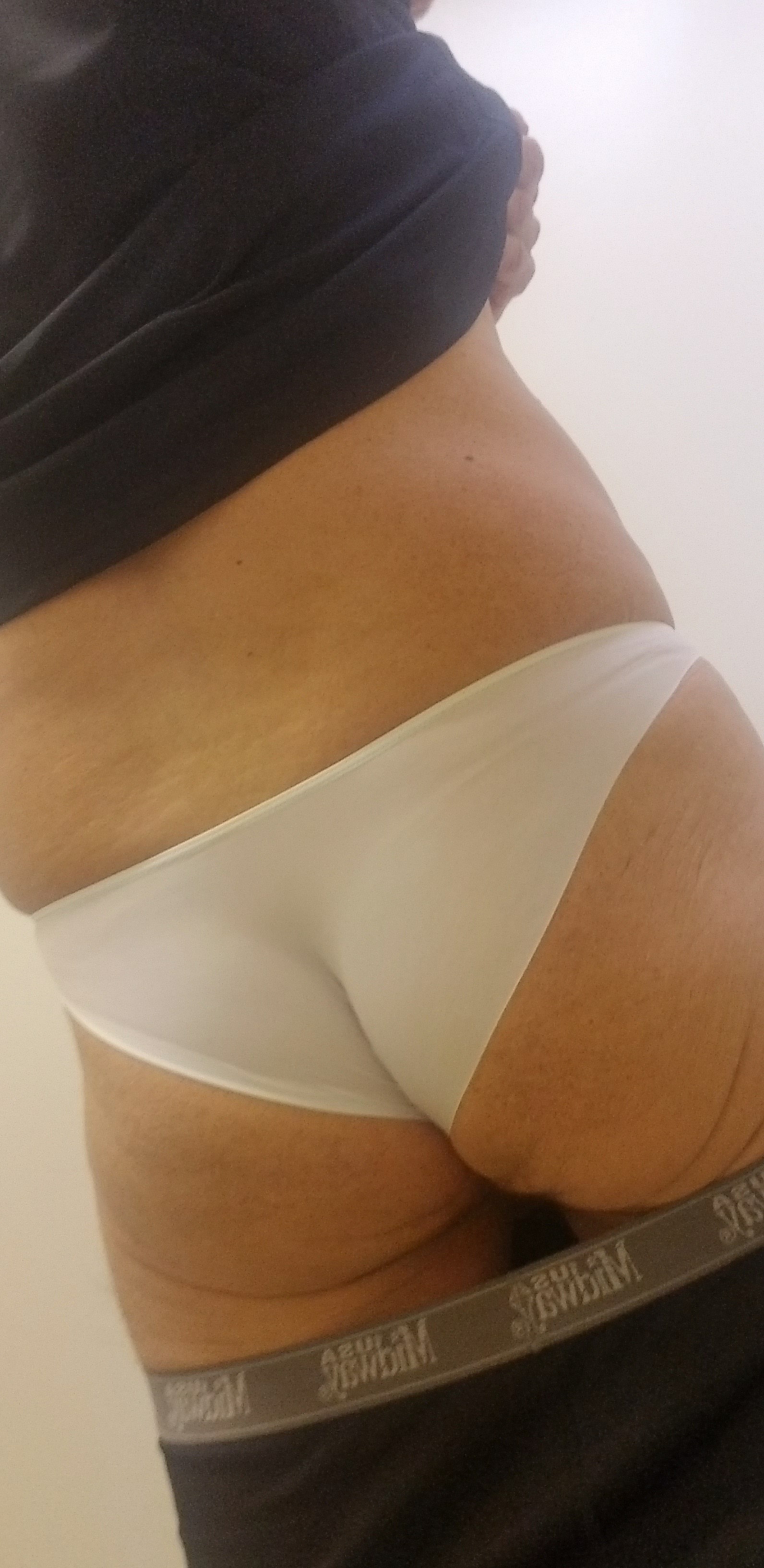Cop wearing wifes panties